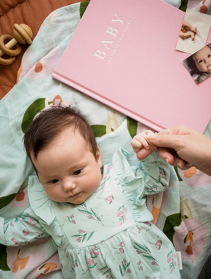 Write To Me - Baby Journal Birth to 5 Years - Pink - Image 2
