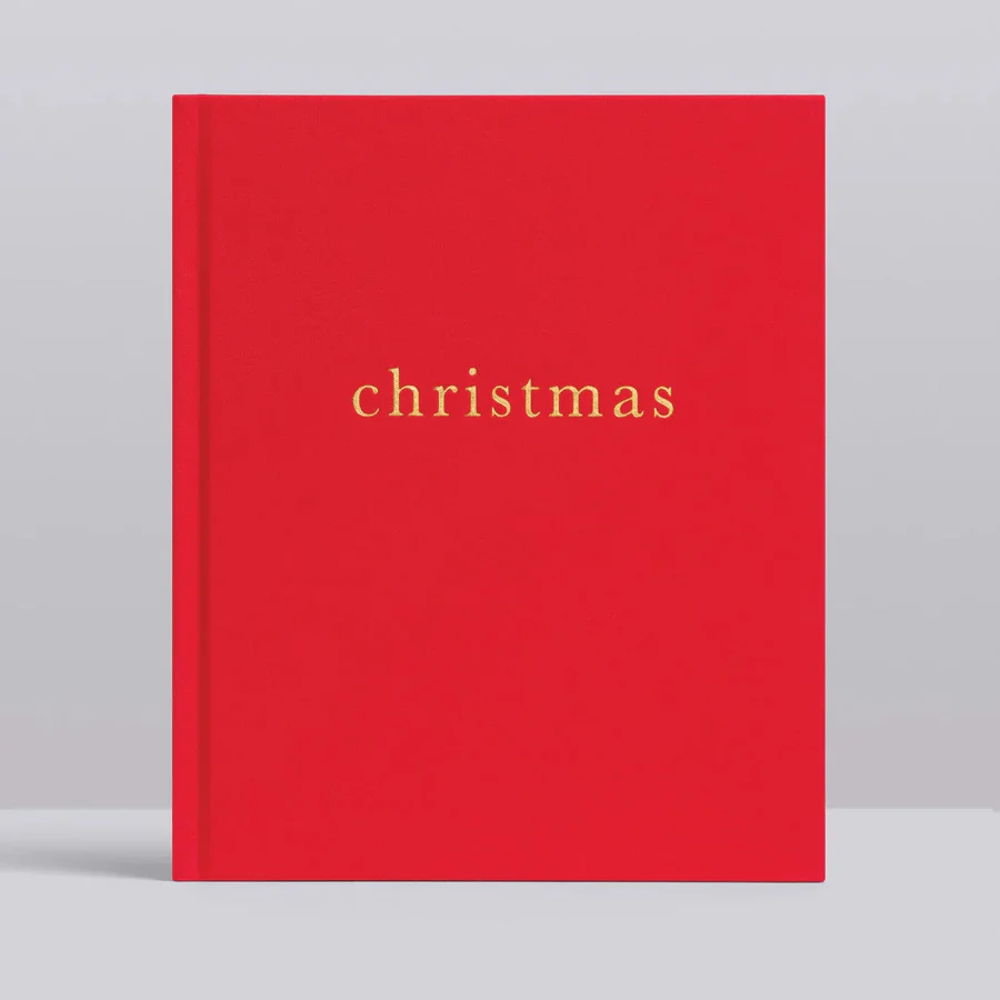 Write To Me - Family Christmas Book - Red