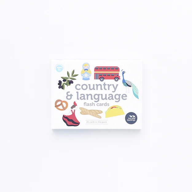 Flash Cards - Country and Language