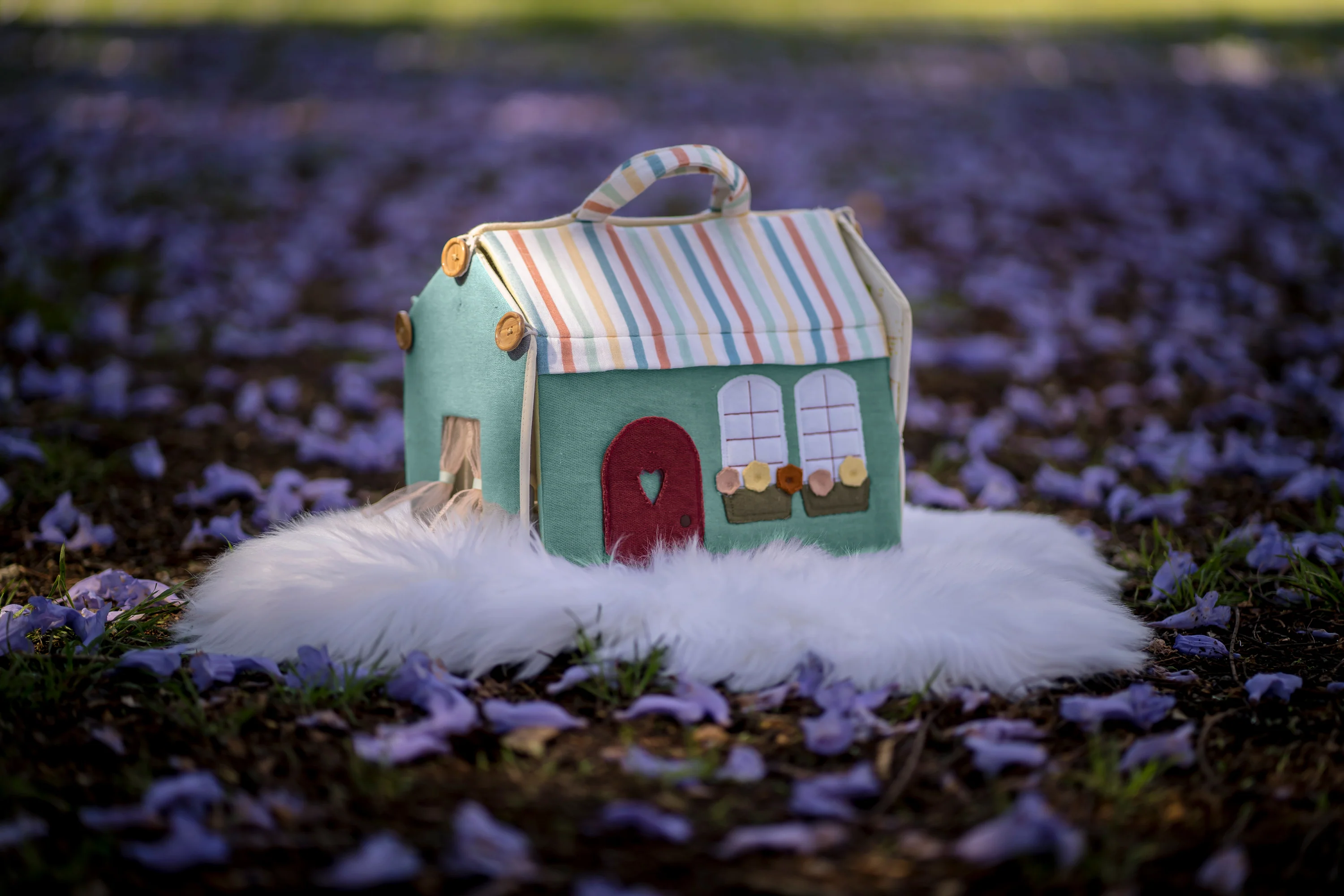Doll House with Wooden Furniture and Doll - Image 8