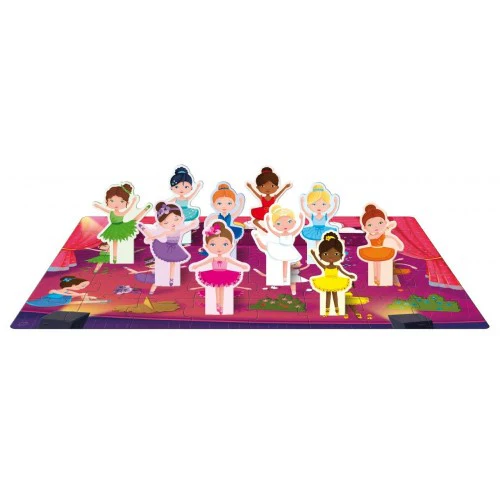 3D Puzzle and Book Set - Learn Colours Ballerinas - Image 3
