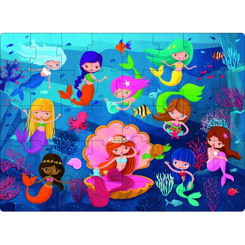 3D Puzzle and Book Set - Learn Numbers Mermaids - Image 4