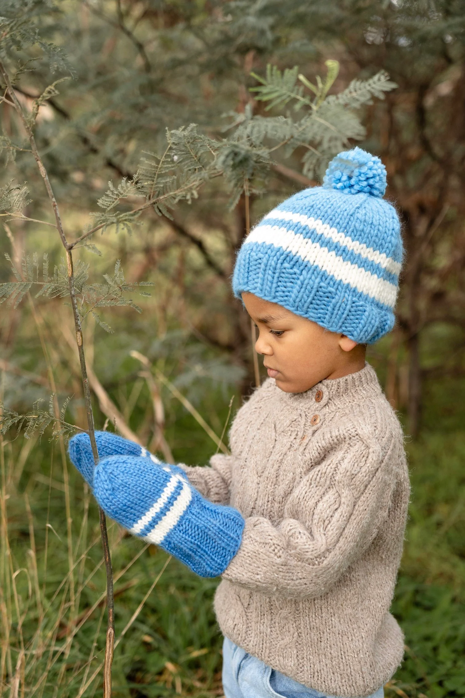 Acorn 80s Beanie - Blue - Image 3