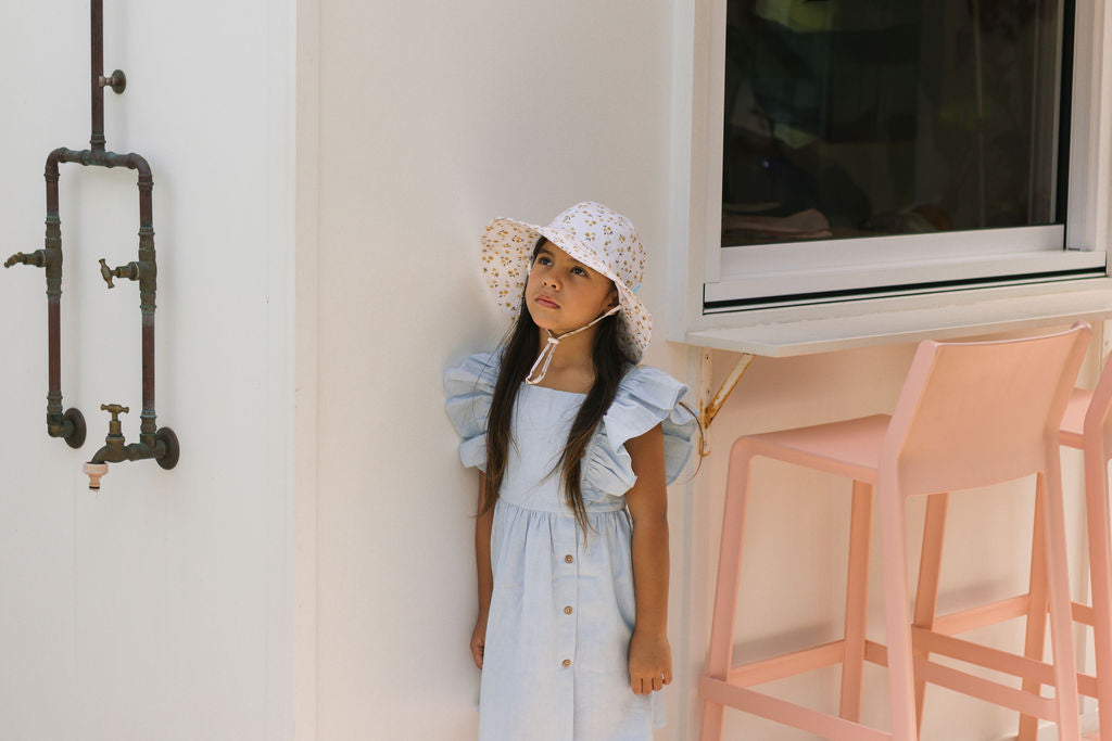 Amber Blooms Wide Brim Sun Hat - Image 4