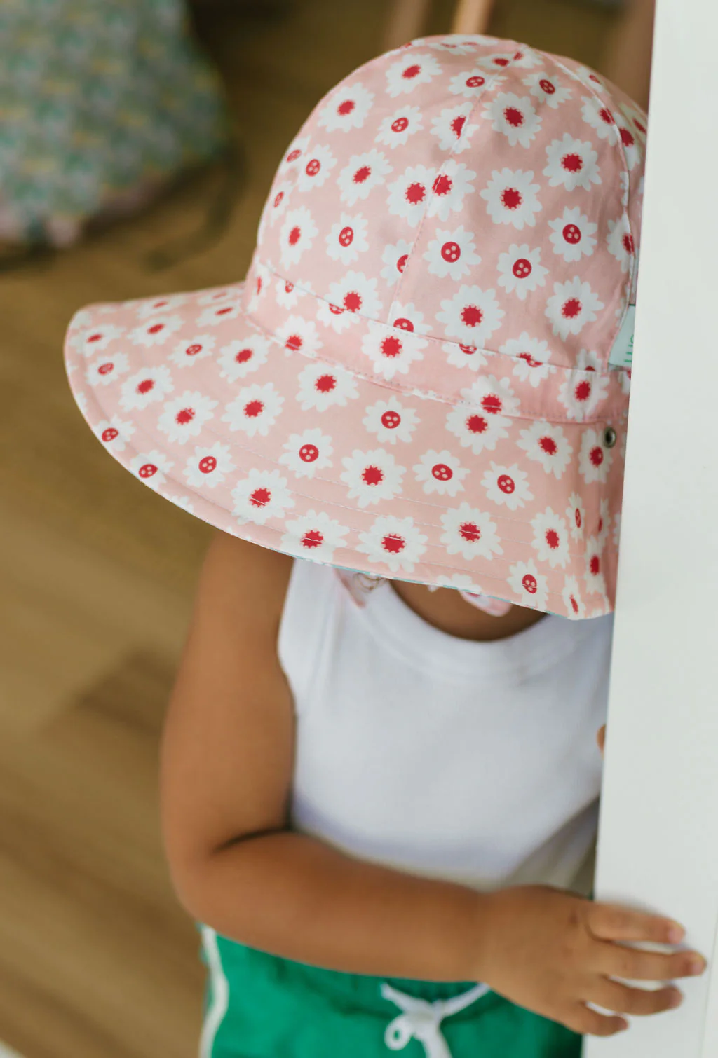 Camellia Wide Brim Reversible Sun Hat - Image 3