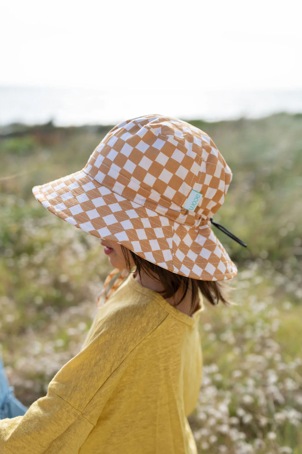 Checkmate Wide Brim Bucket Hat - Image 2
