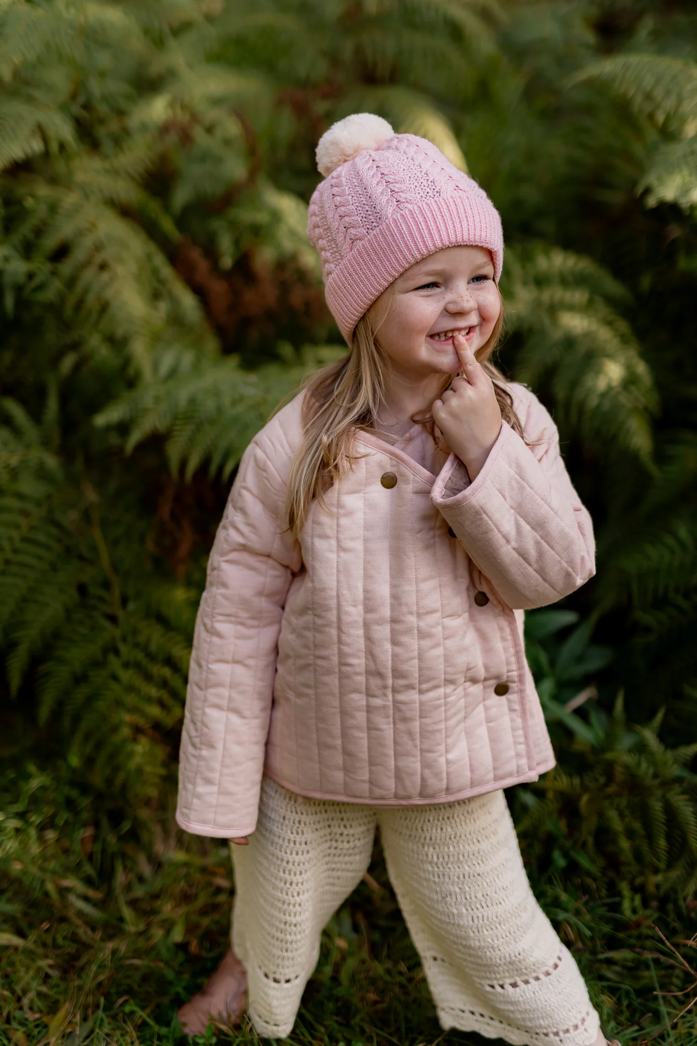 Acorn Copenhagen Merino Beanie Pink - Image 3