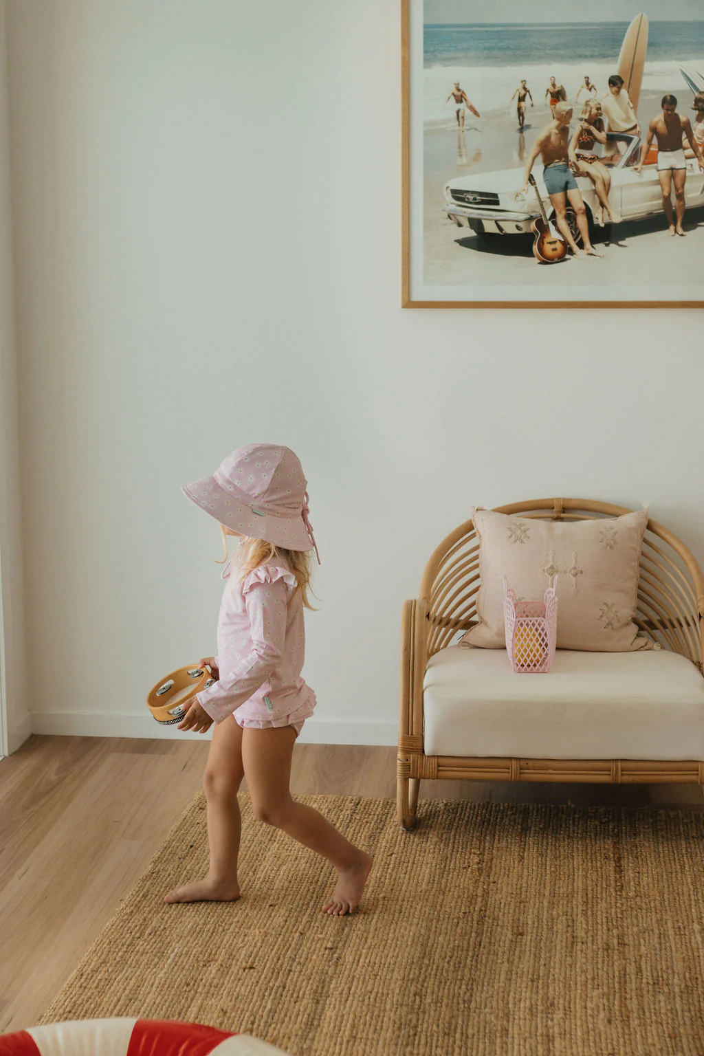 Daisy Fields Wide Brim Swim Hat - Image 5