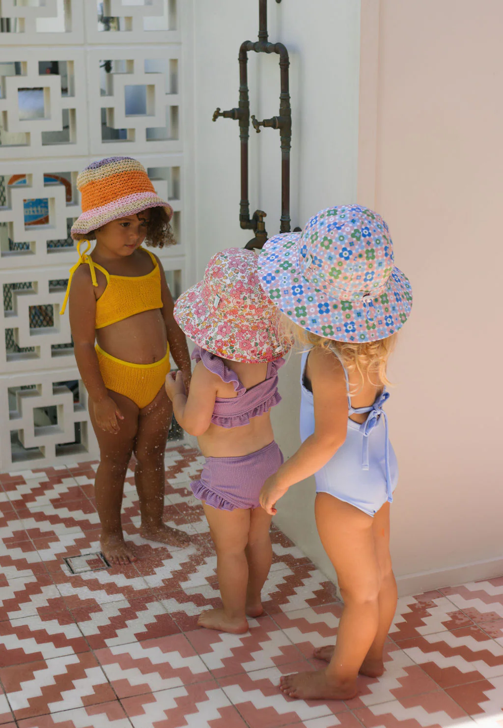 Flower Child Wide Brim Sun Hat - Image 3