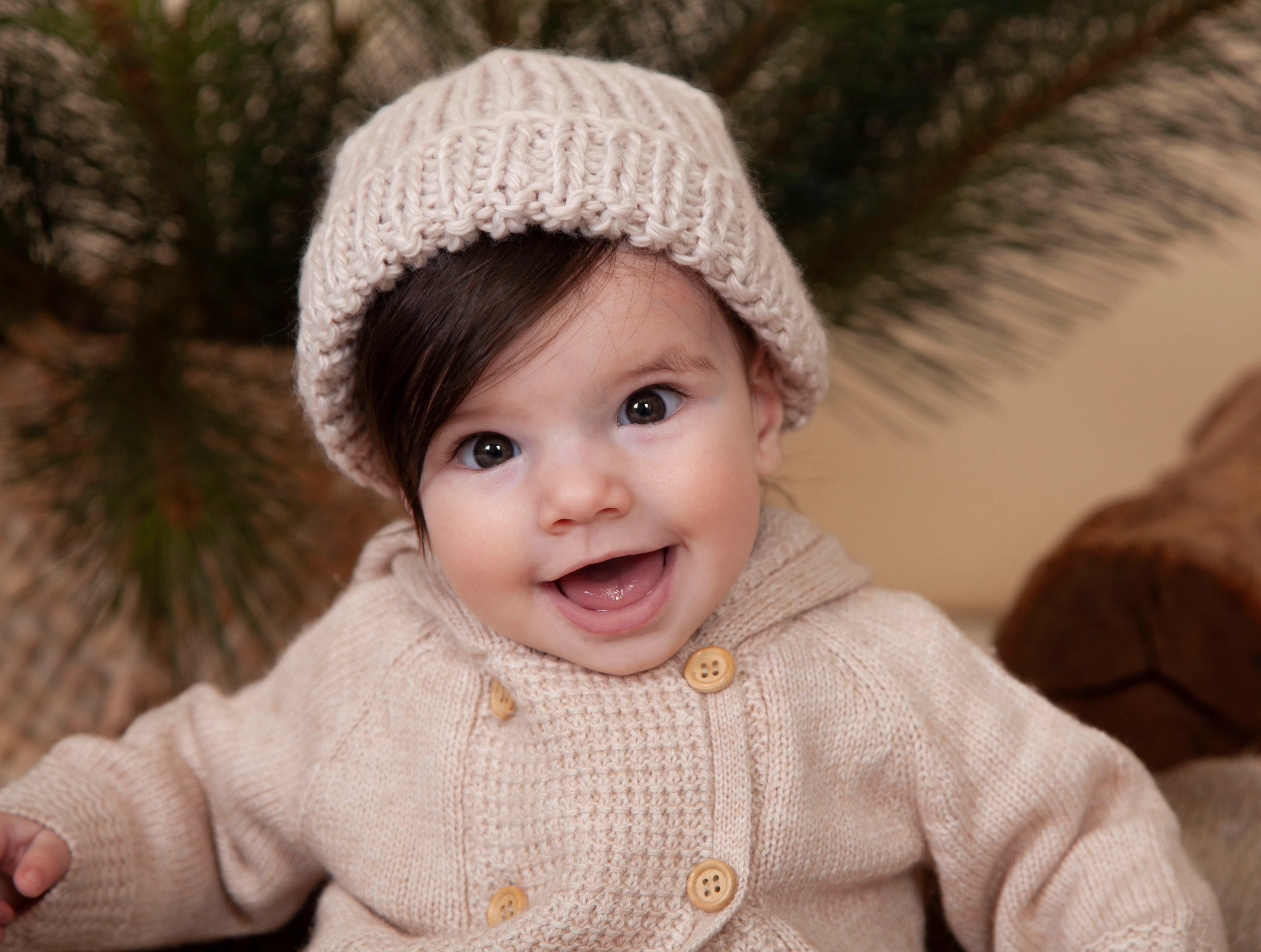 Acorn Freedom Beanie - Oatmeal - Image 2