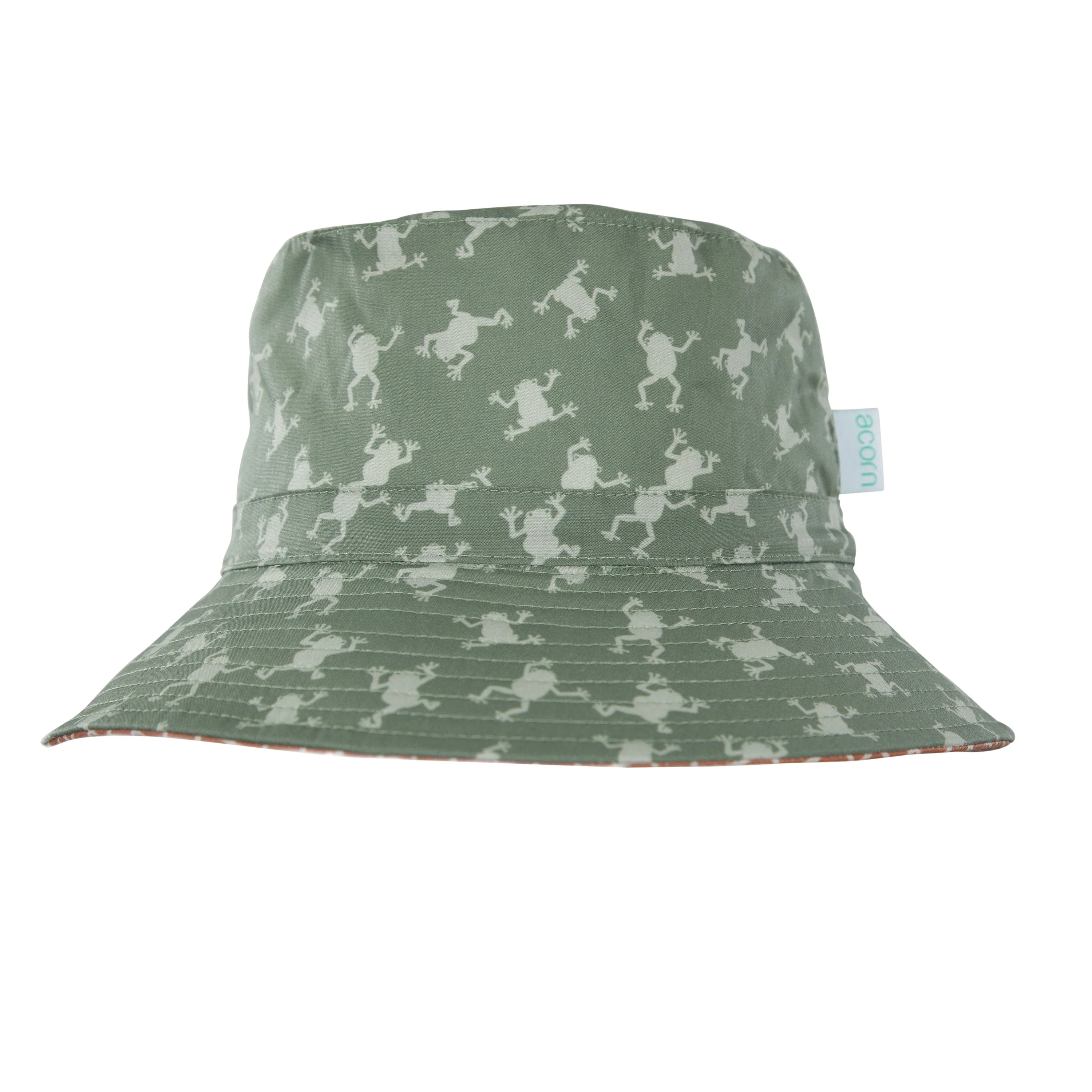 Frogs Wide Brim Bucket Hat