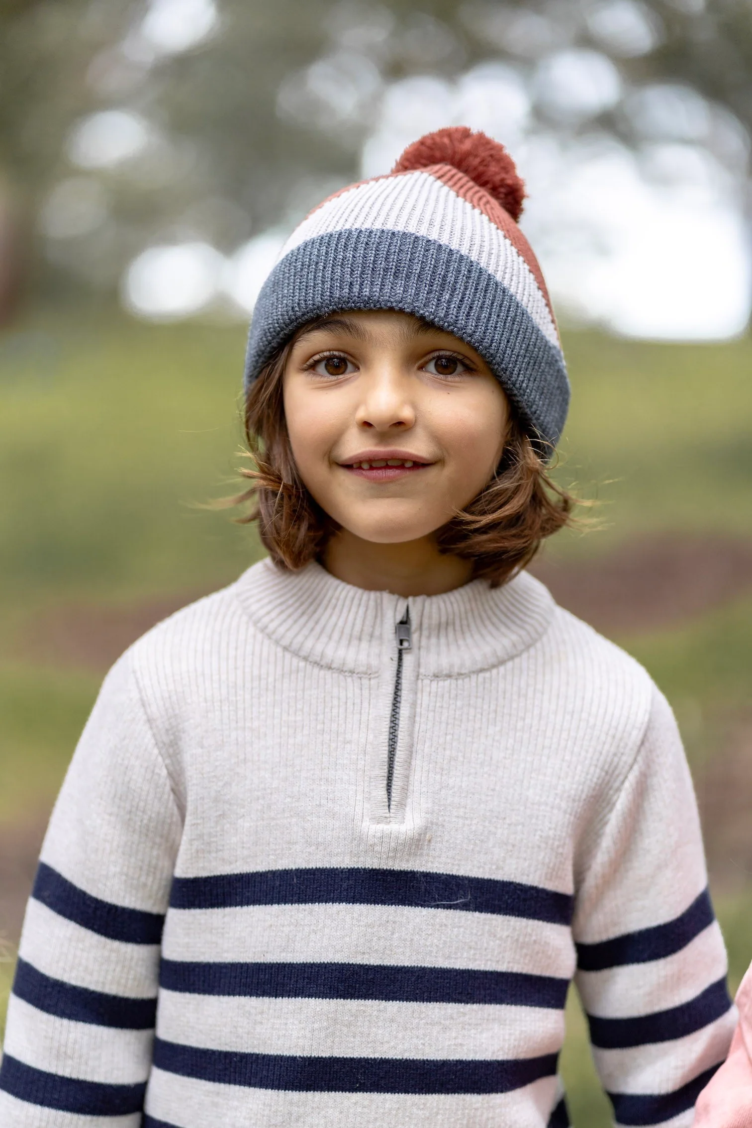 Acorn Hidden Valley Merino Beanie - Chestnut - Image 3