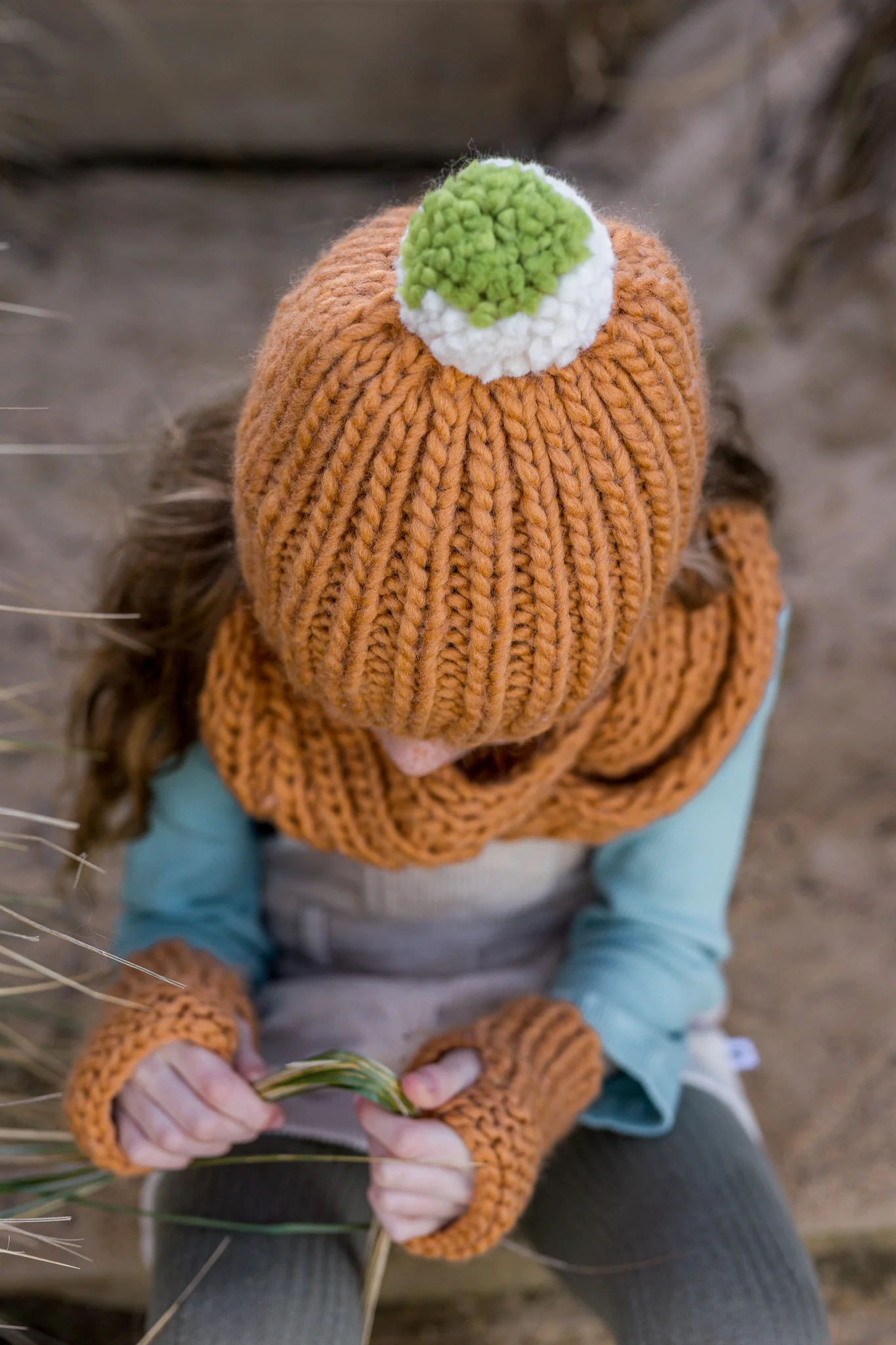 Acorn Journey Chunky Beanie - Caramel - Image 5