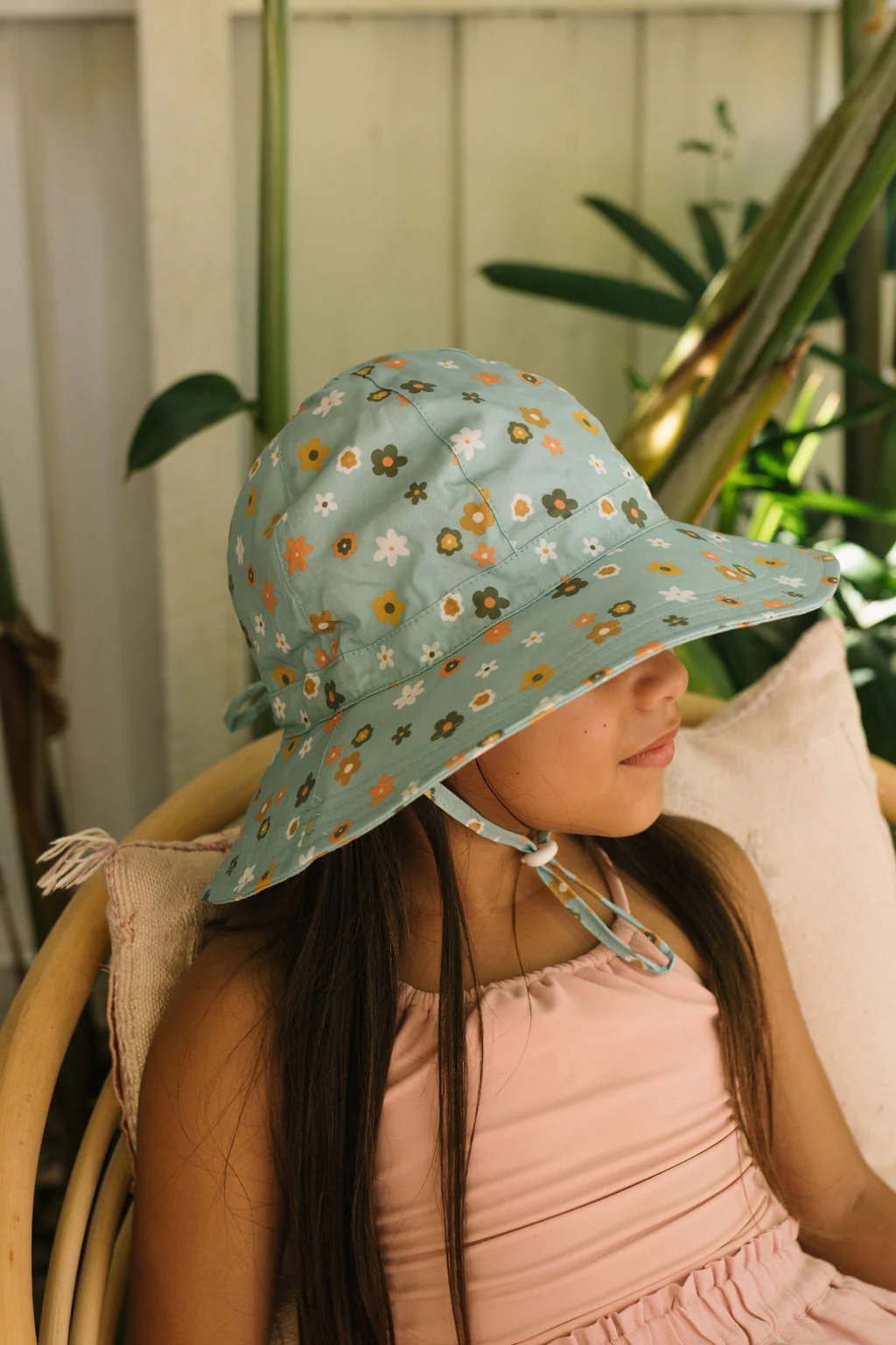 Little Flora Wide Brim Sun Hat - Image 5