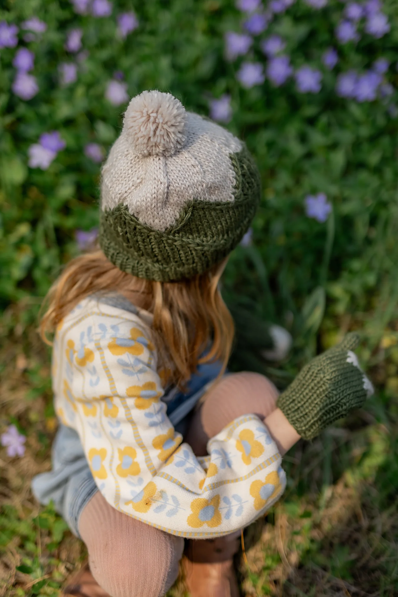 Acorn Mountain Top Beanie Khaki - Image 4