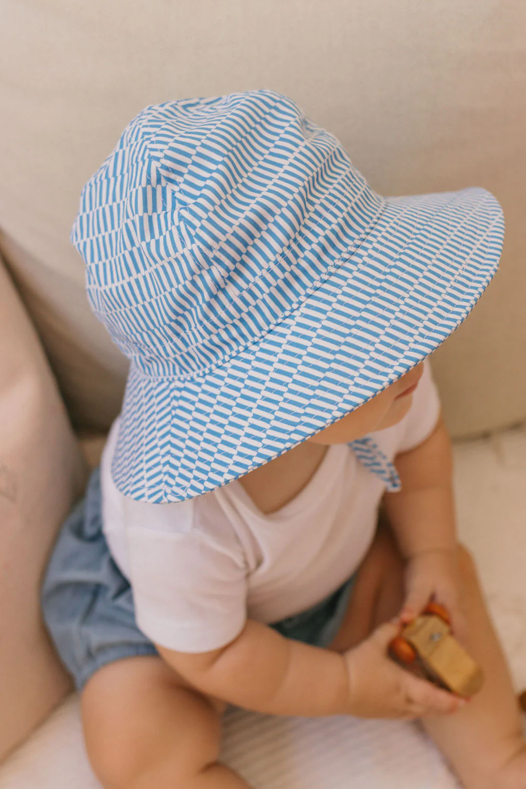 Mykonos Wide Brim Infant Hat - Image 2
