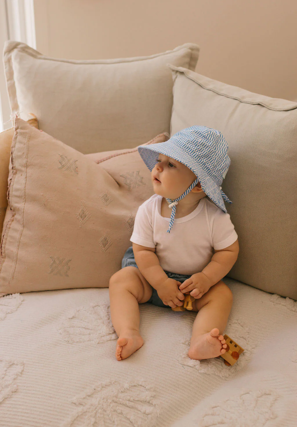 Mykonos Wide Brim Infant Hat - Image 3