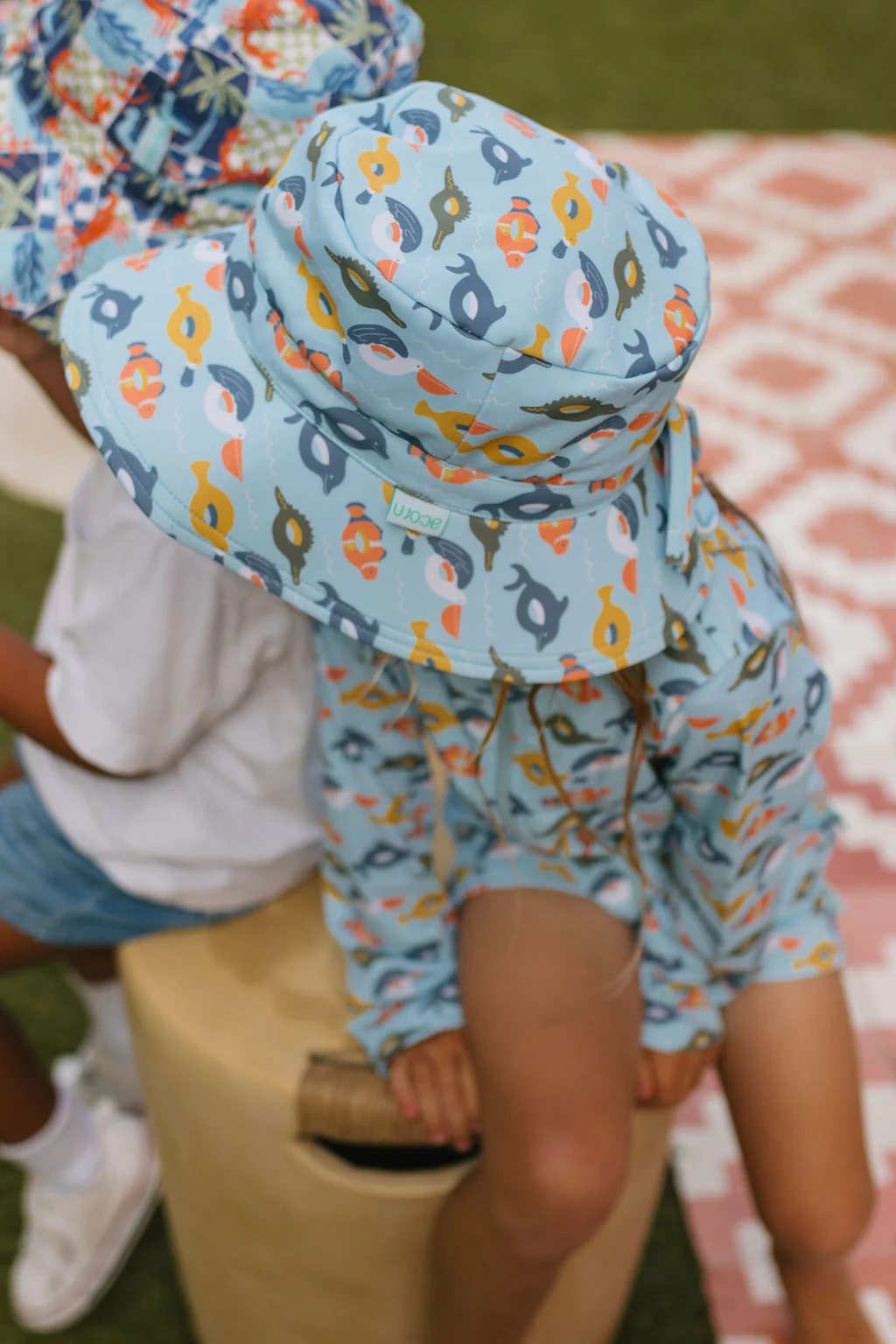 Pool Floats UPF 50+ Zip Rashie Top and Shorts - Image 2