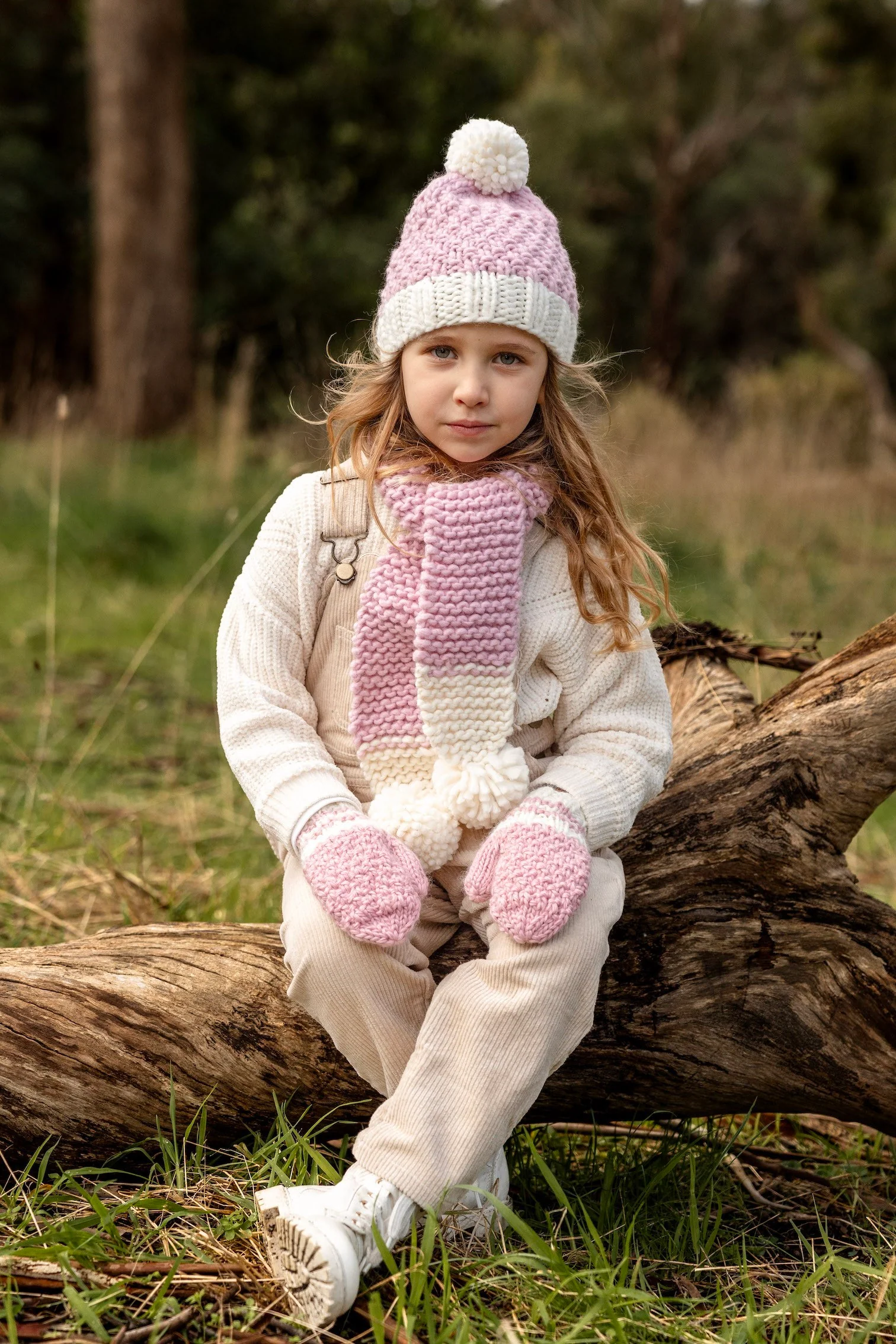 Acorn Ripples Beanie - Pink - Image 5