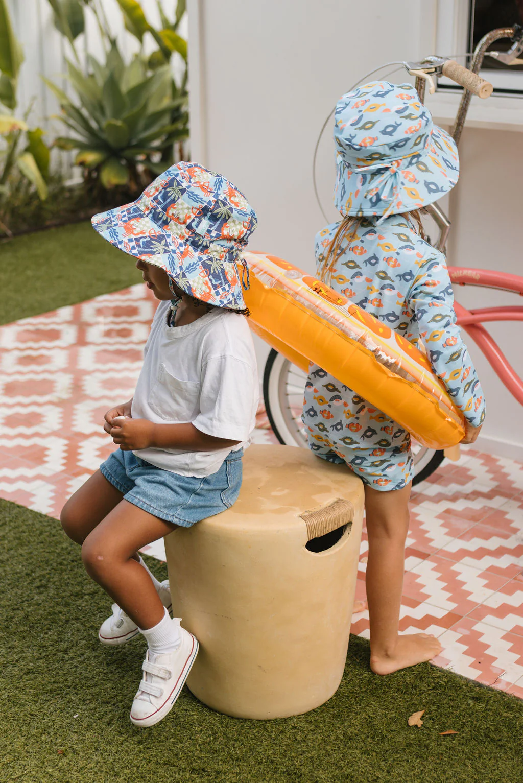 Seaside Wide Brim Bucket Hat - Image 7