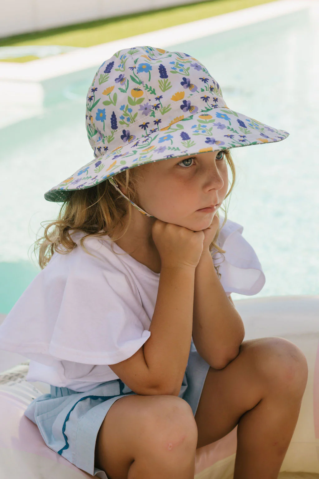 Springtime Wide Brim Sun Hat - Image 2