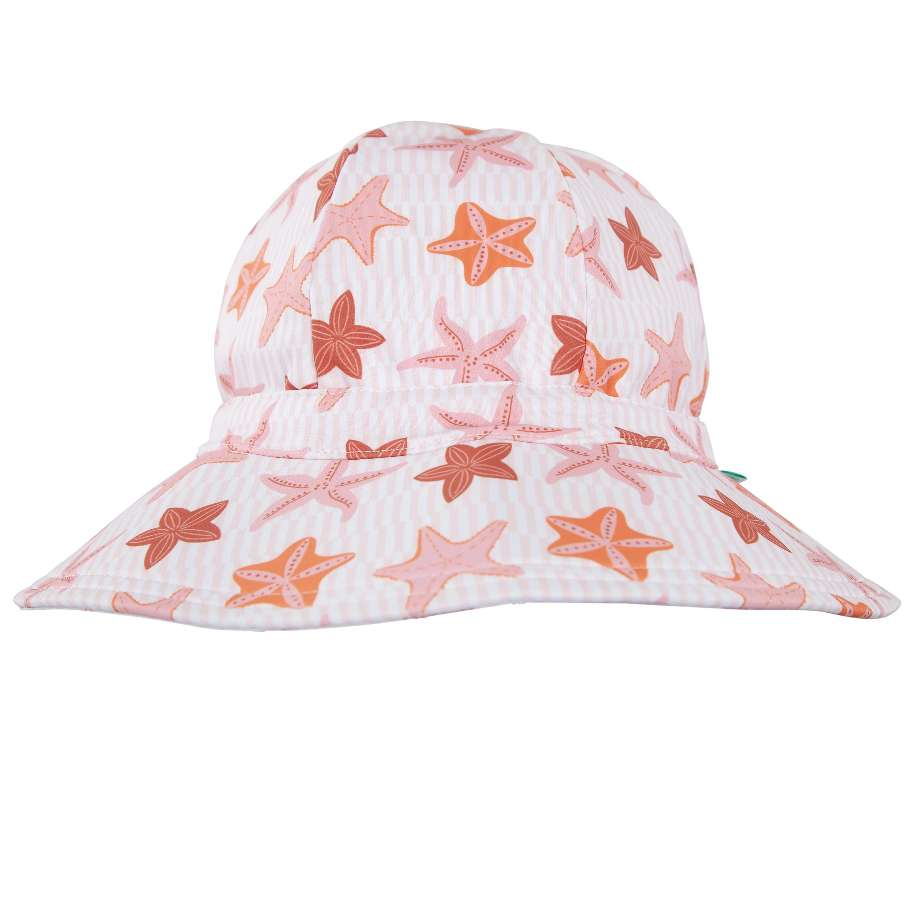 Starfish Wide Brim Swim Hat