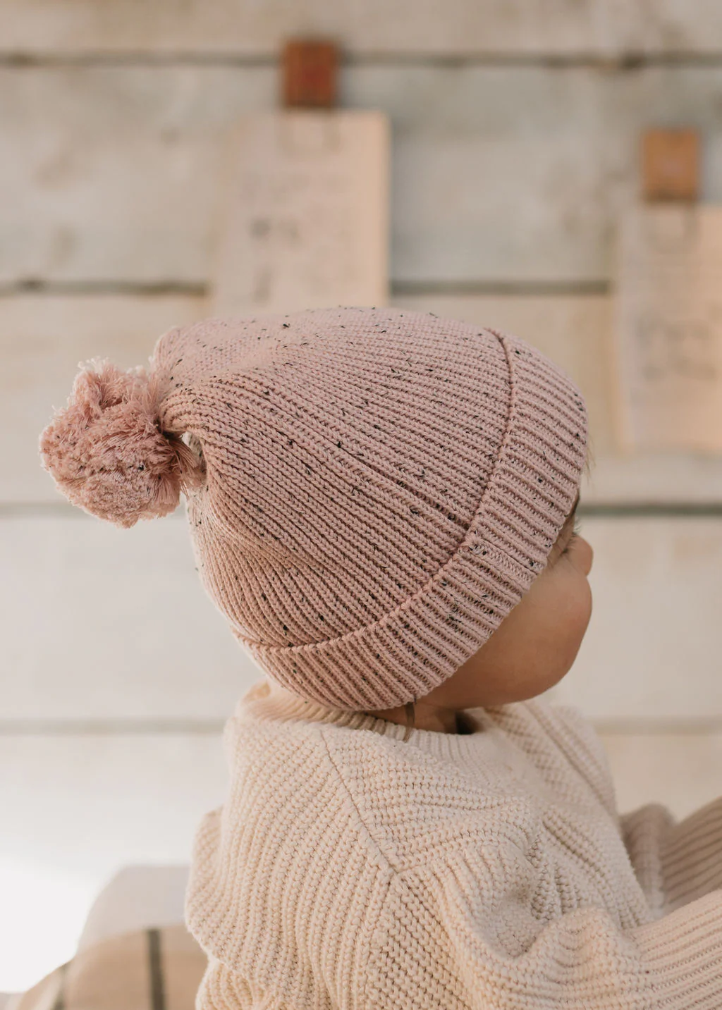 Stargaze Beanie Pink Speckle - Image 4