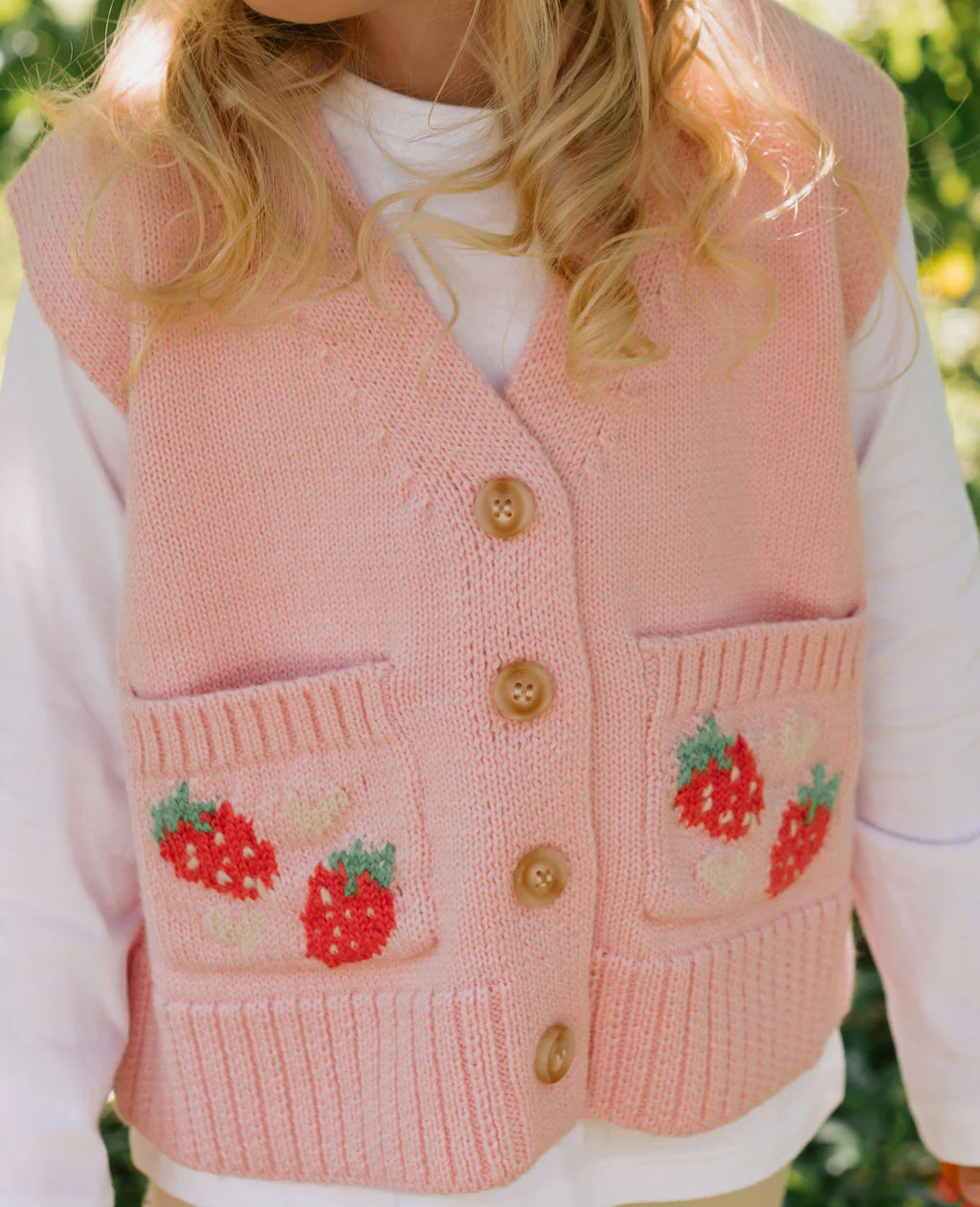 Strawberry Fields Merino Vest - Image 5