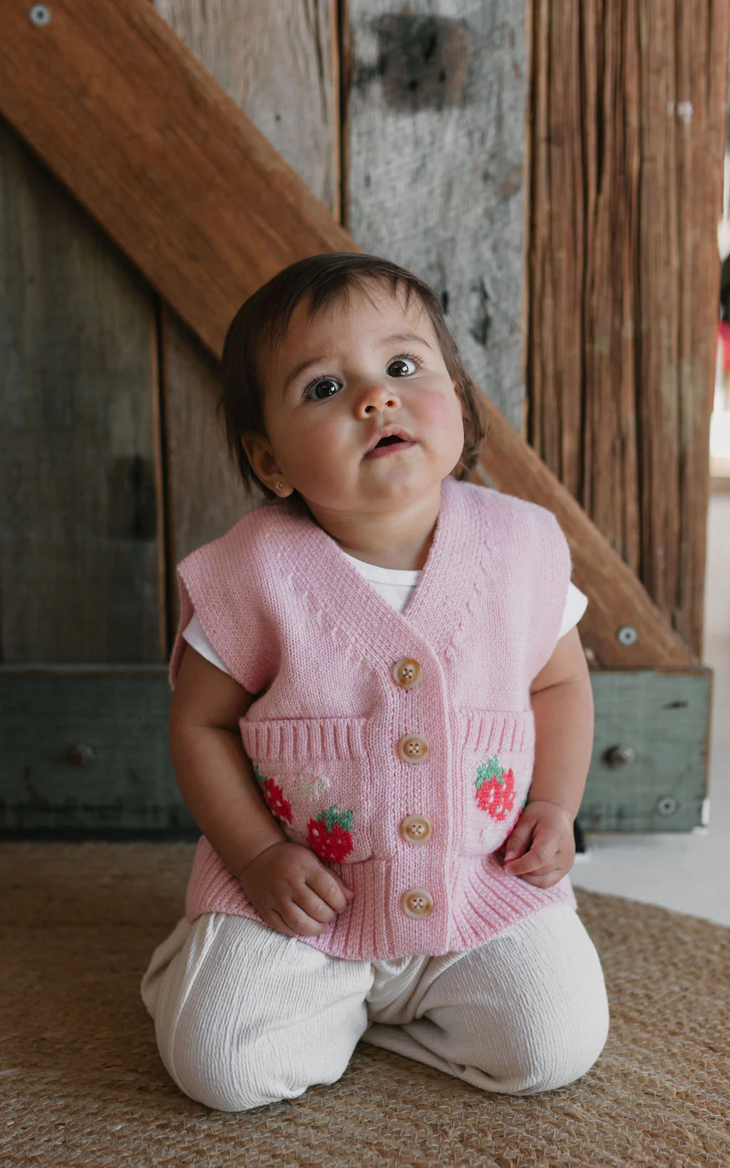 Strawberry Fields Merino Vest - Image 6