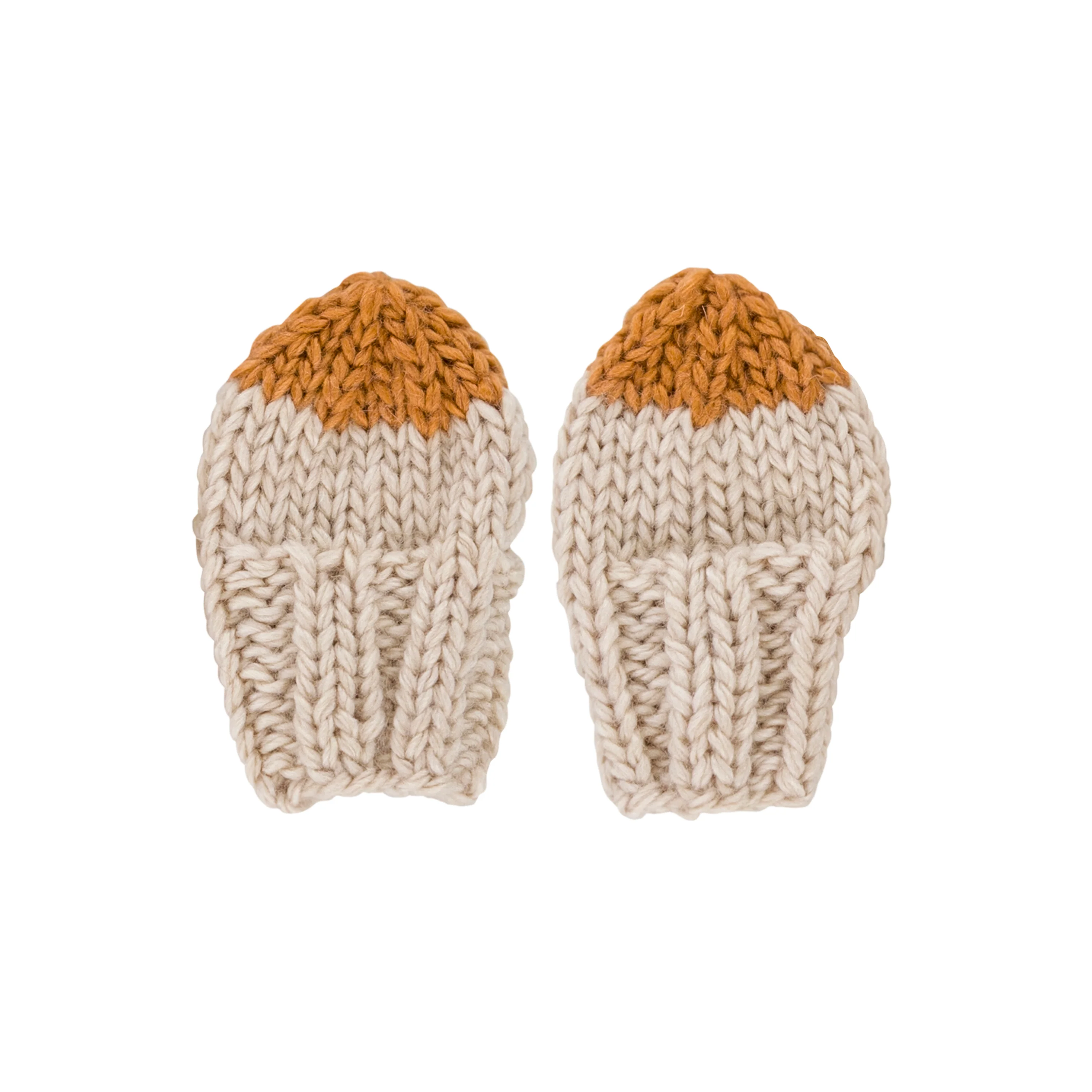 Acorn Sunrise Mittens Oatmeal - Image 2