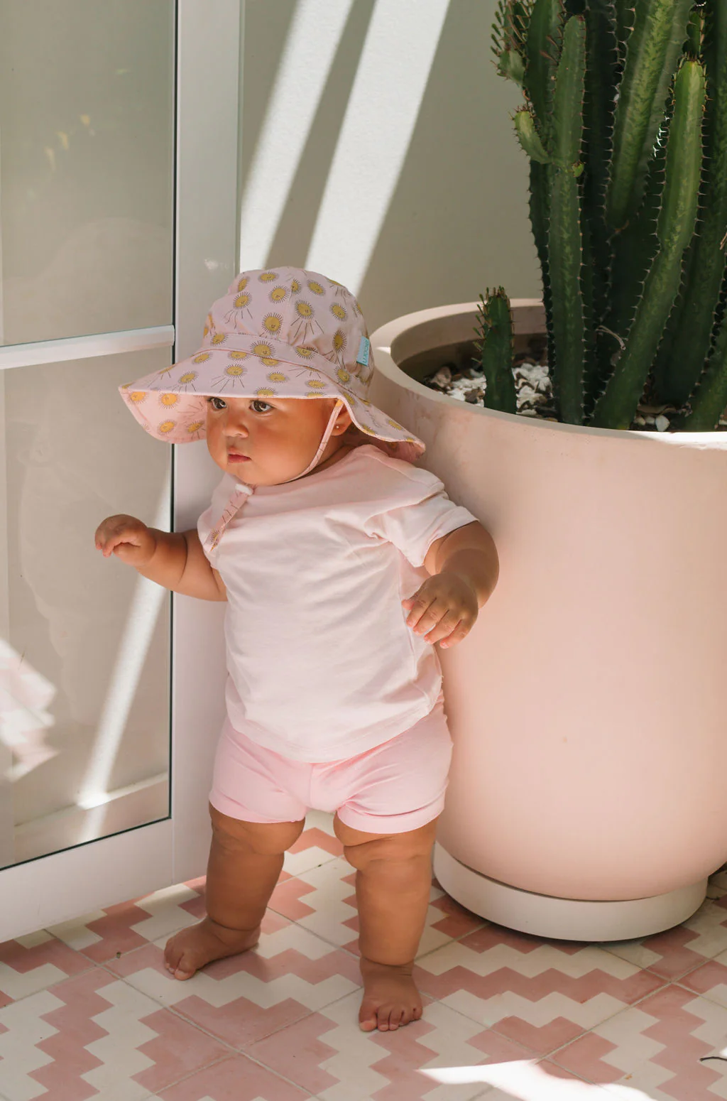 Sunshine Stretch Cotton Wide Brim Sun Hat - Image 5