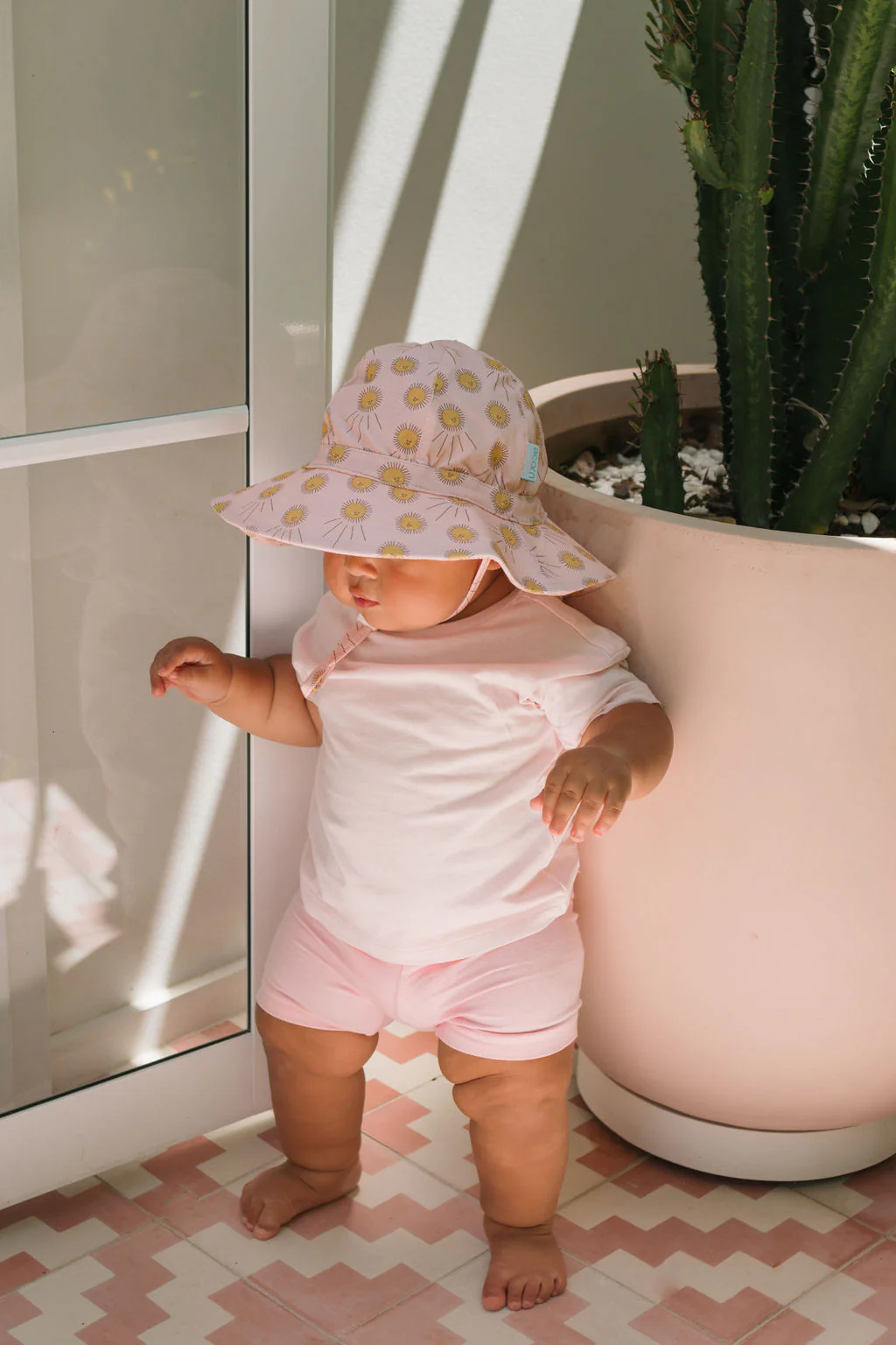 Sunshine Stretch Cotton Wide Brim Sun Hat - Image 6