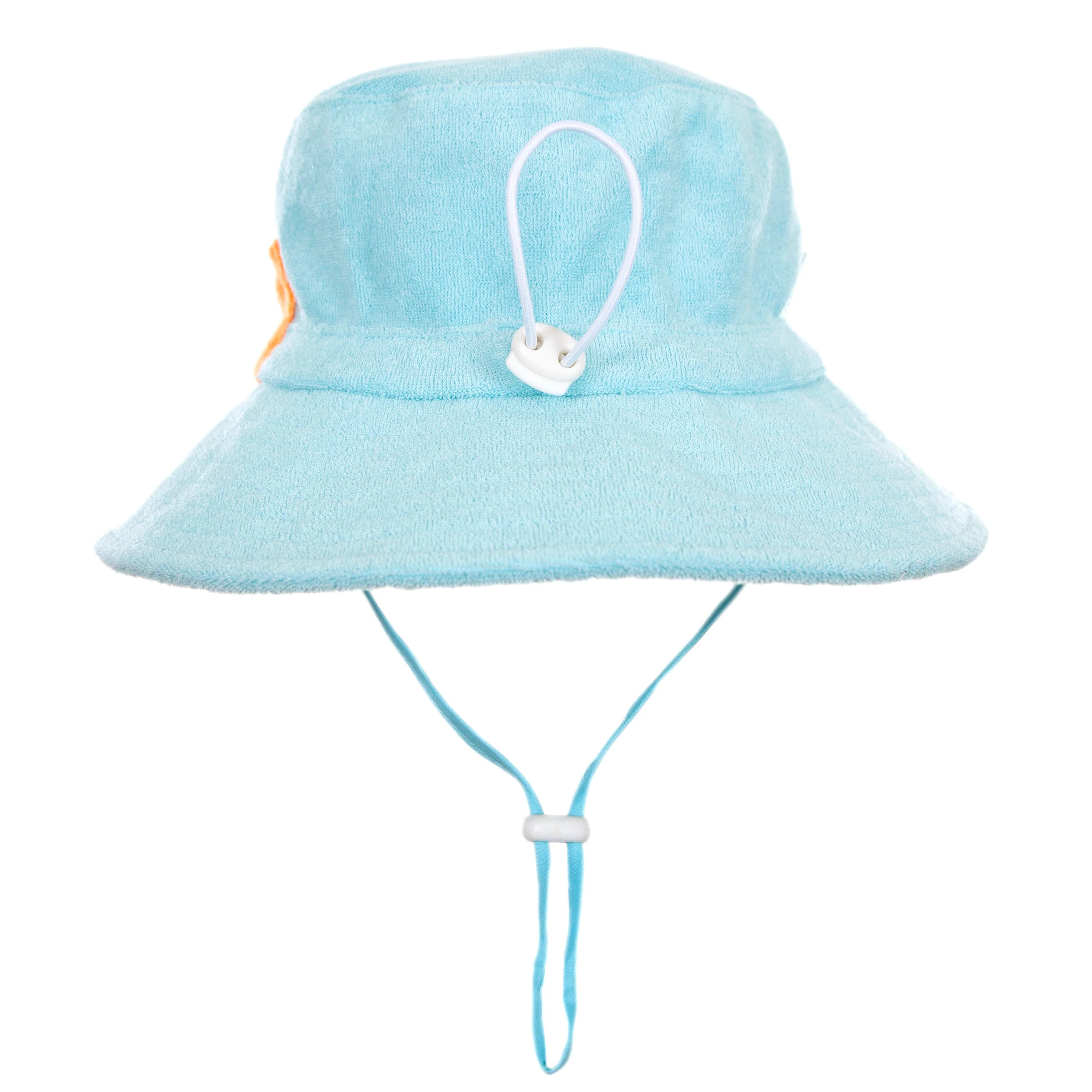 Terry Towelling Bucket Hat - Light Blue - Image 4