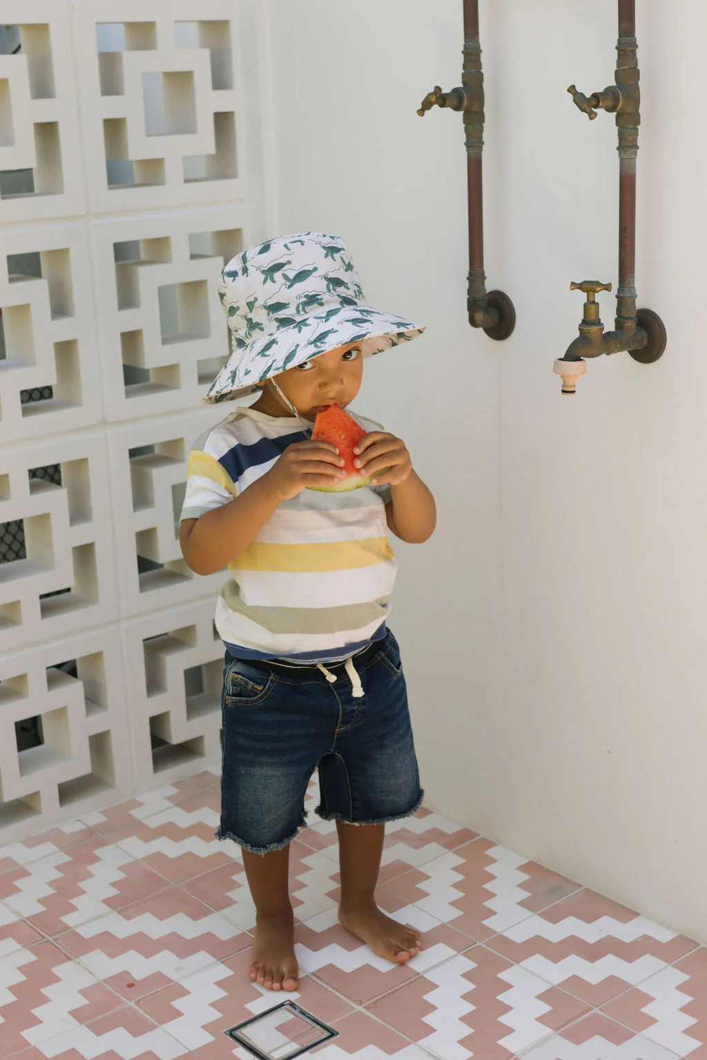Turtles Wide Brim Bucket Hat - Image 3