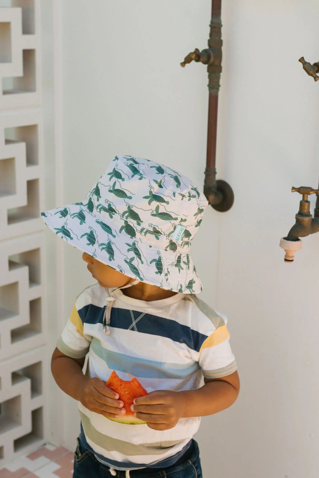 Turtles Wide Brim Bucket Hat - Image 4
