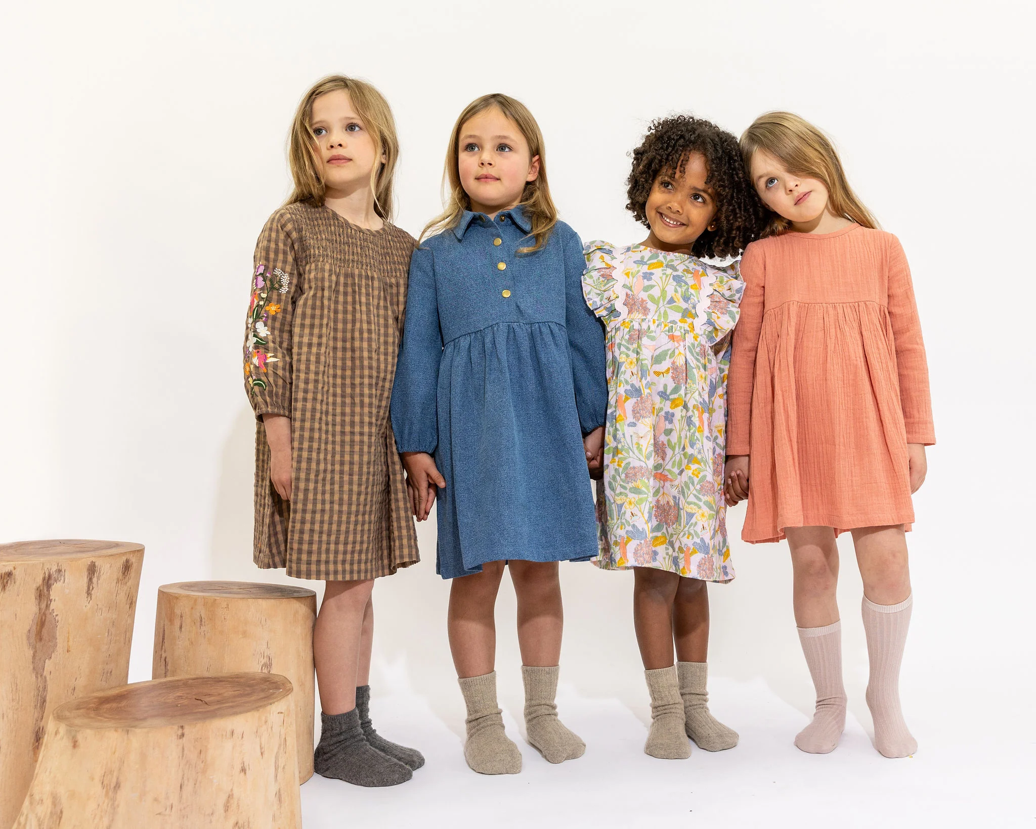 Amelia Dress - Coffee/Black - Image 3