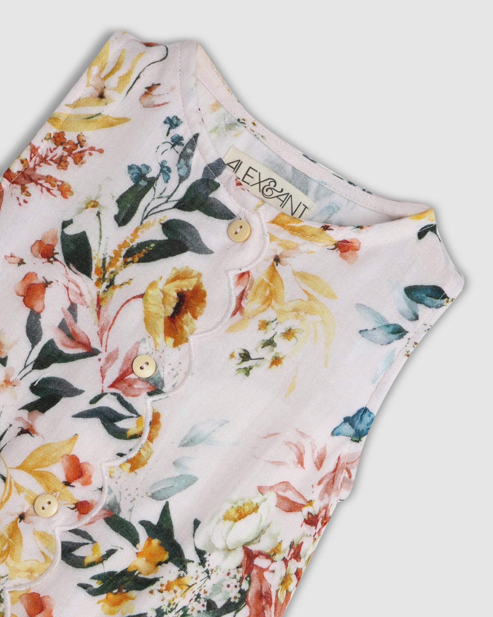 Alex and Ant Bonnie Playsuit - Flower - Image 5