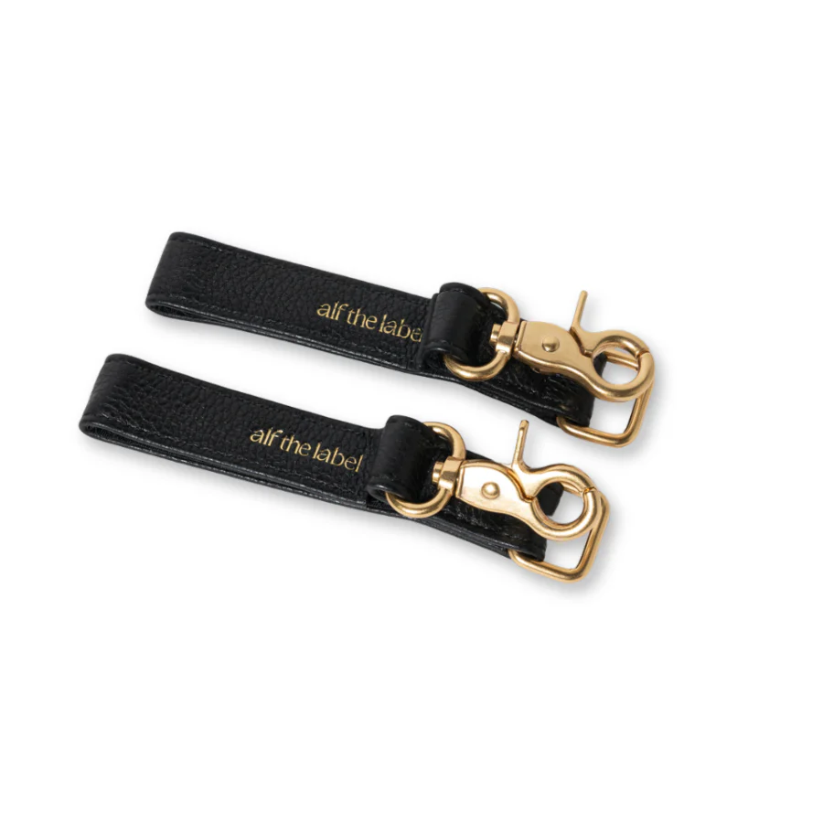 Luxe Pram Straps - Black