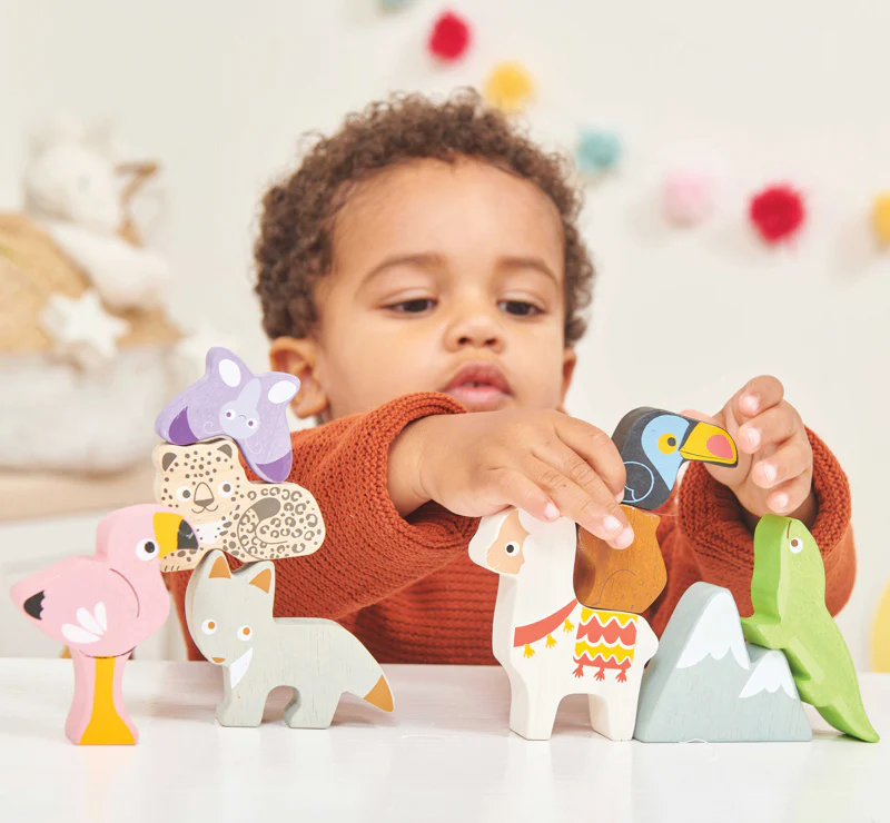 Andes Wooden Animal Stacker Toy - Image 2