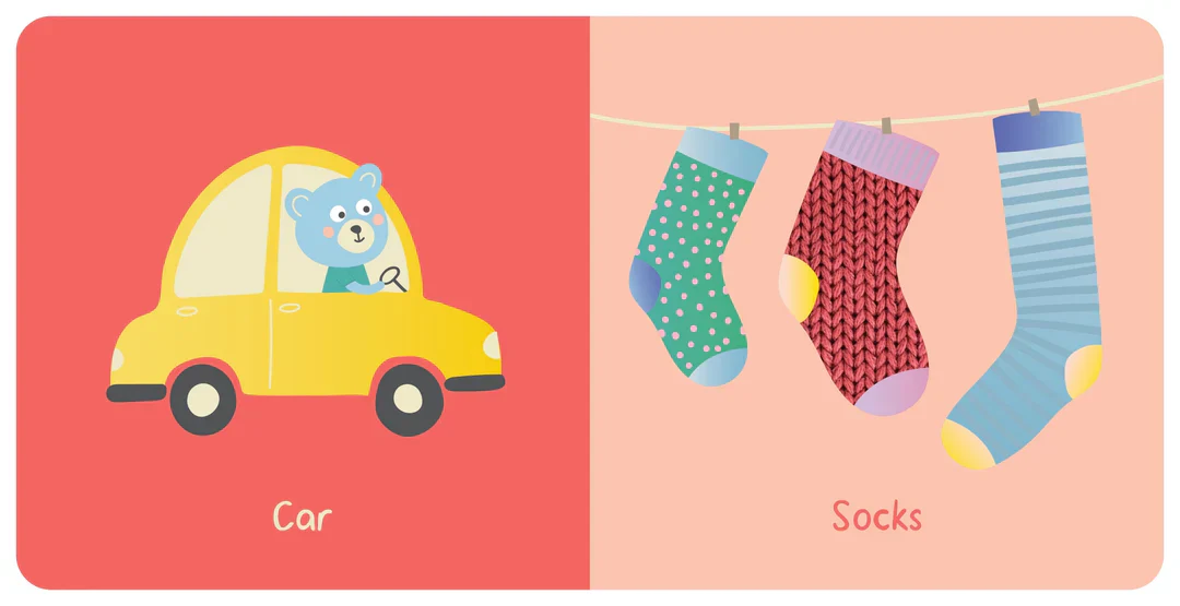 Babys World - Touch and Feel Board Book - First Words - Image 2