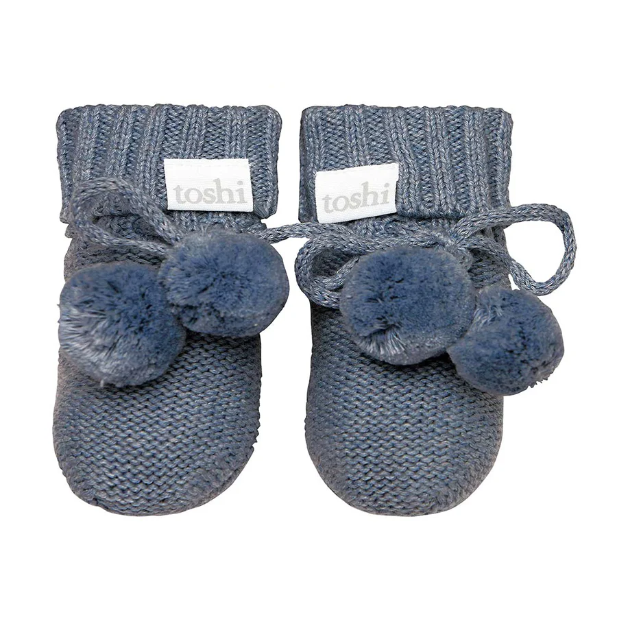 Toshi Organic Booties - Marley / Moonlight