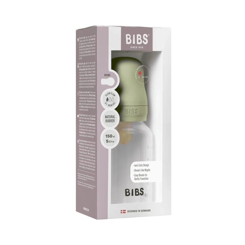 Baby Bottle Complete Set 150ml Latex -Sage - Image 3
