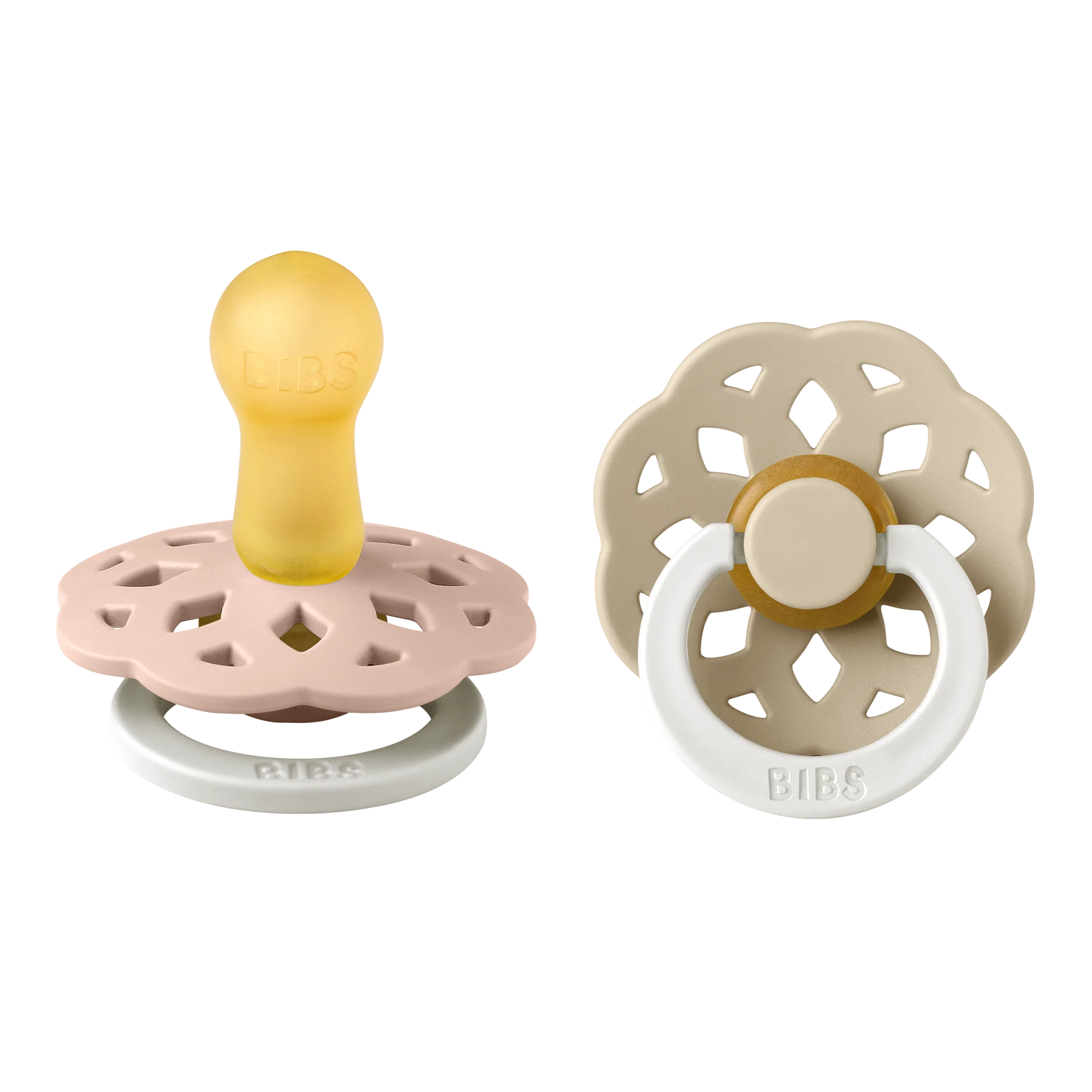 Boheme Pacifier 2 Pack - Blush Glow/Vanilla Glow