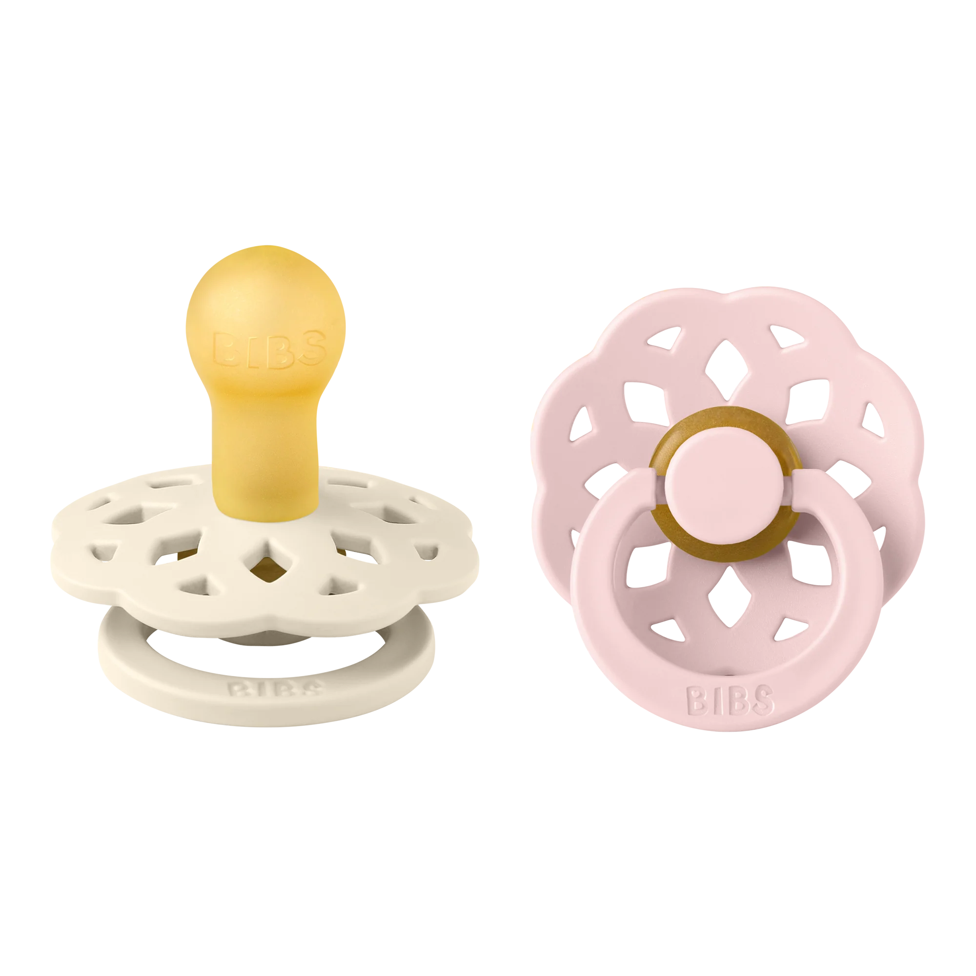 Boheme Pacifier 2 Pack - Ivory/Blossom