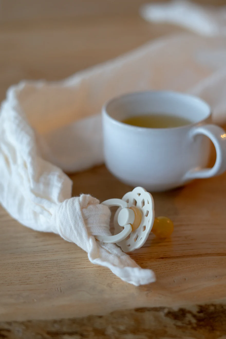 Boheme Pacifier 2 Pack - White/Sunshine - Image 7