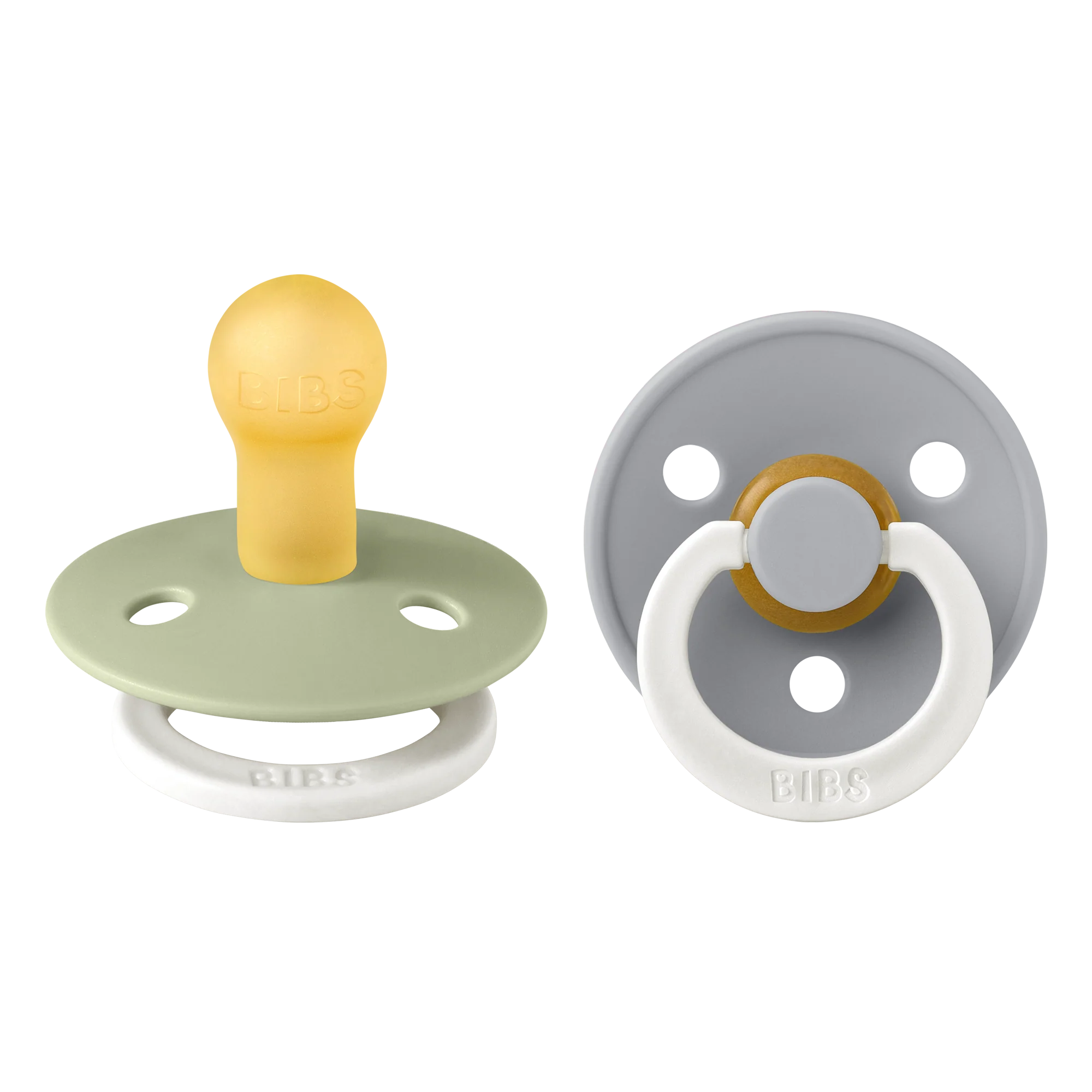 Colour GLOW Pacifier 2 Pack - Sage/Cloud