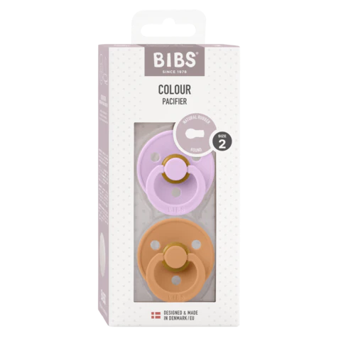 Colour Pacifier 2 Pack - Violet Sky/Pumpkin - Image 2