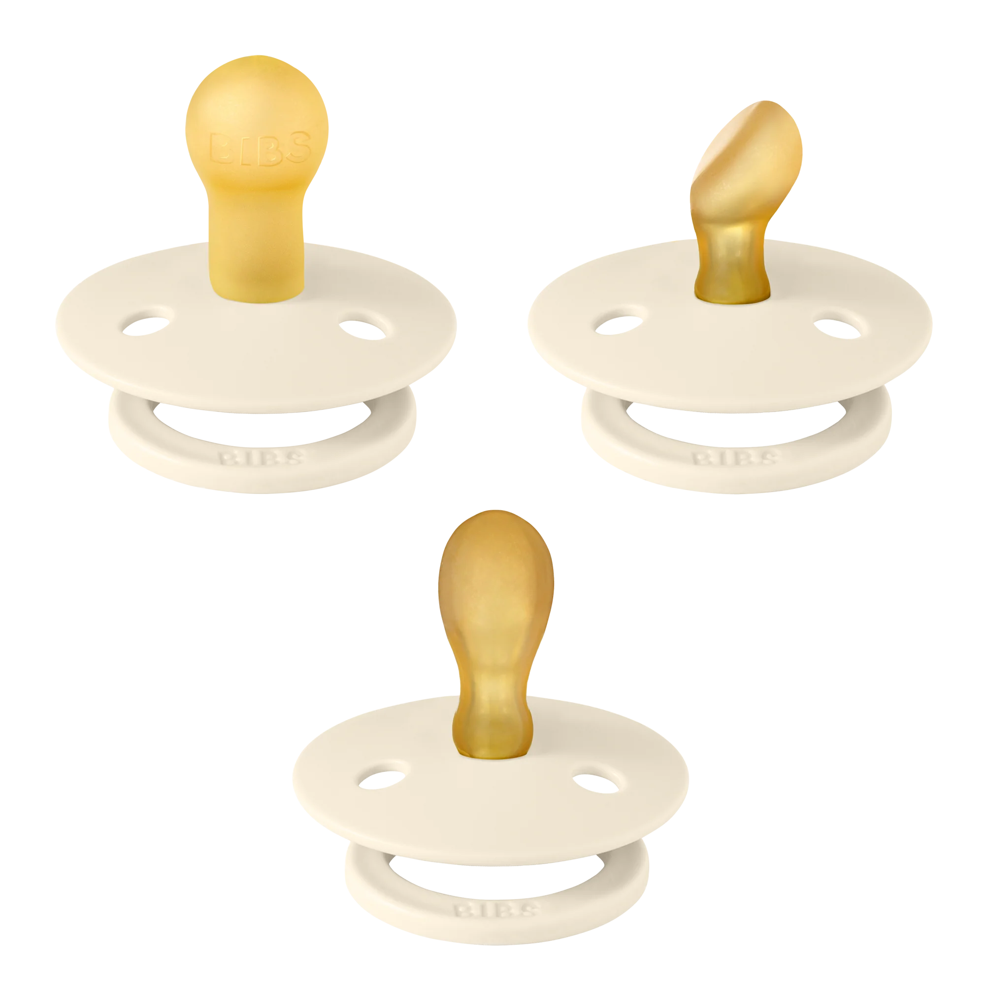 Colour Pacifier Try-It 3 Pack - Ivory