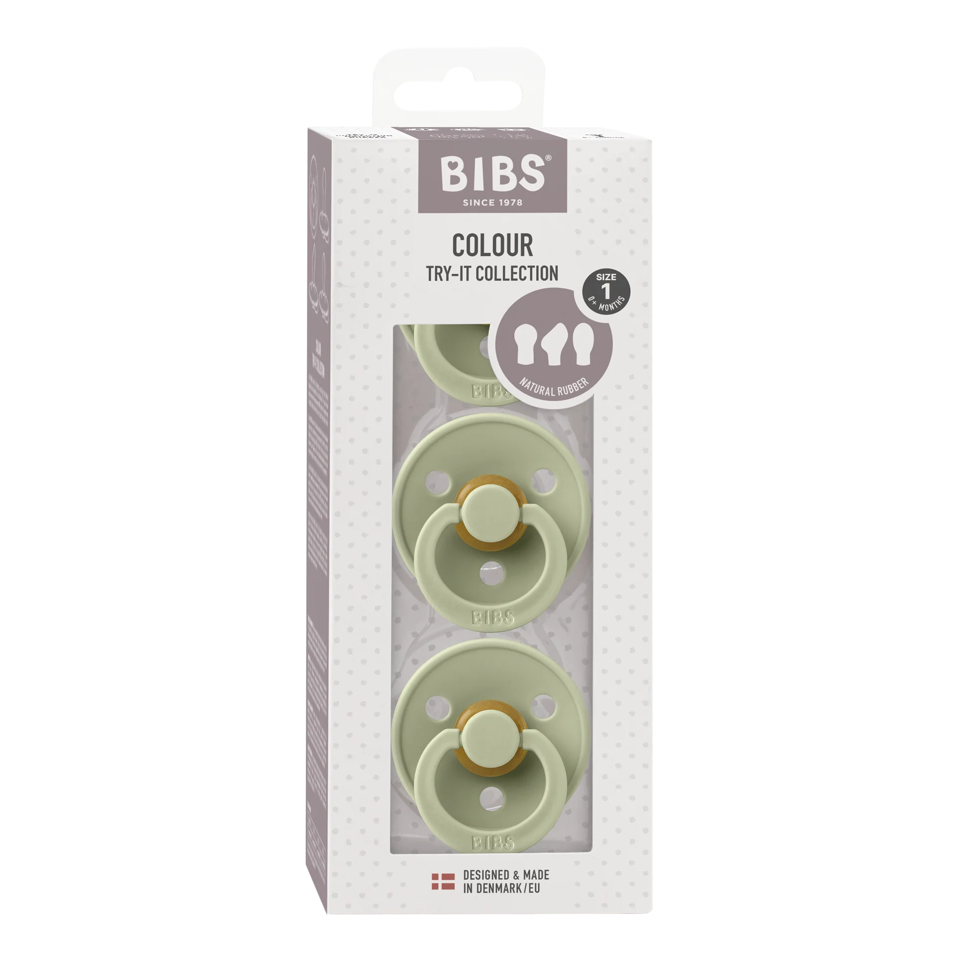 Colour Pacifier Try-It 3 Pack - Sage - Image 2