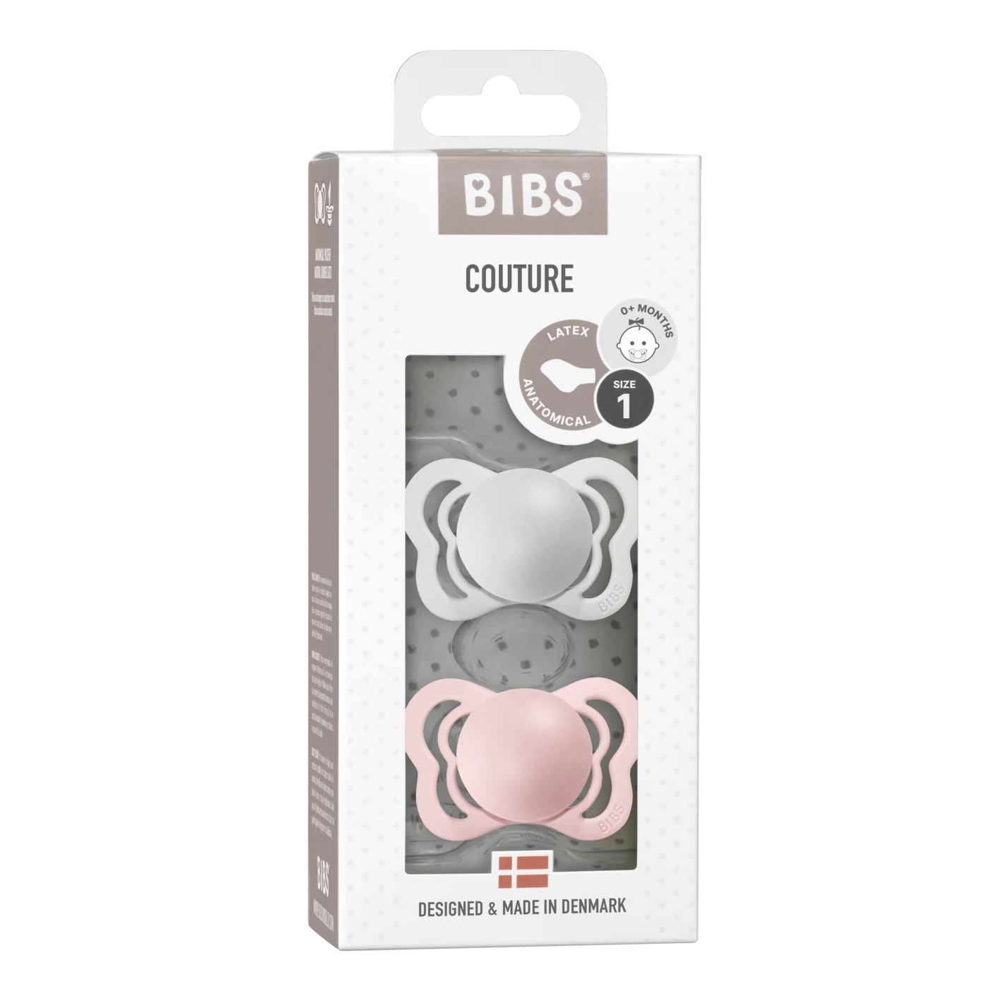 Couture Latex Pacifier 2 Pack  - Haze/Blossom - Image 7